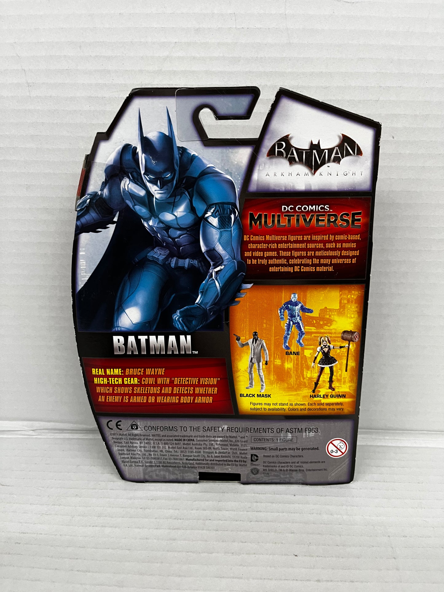 Batman Arkham Knight Detective Mode Variant DC Multiverse 4" Figure NEW