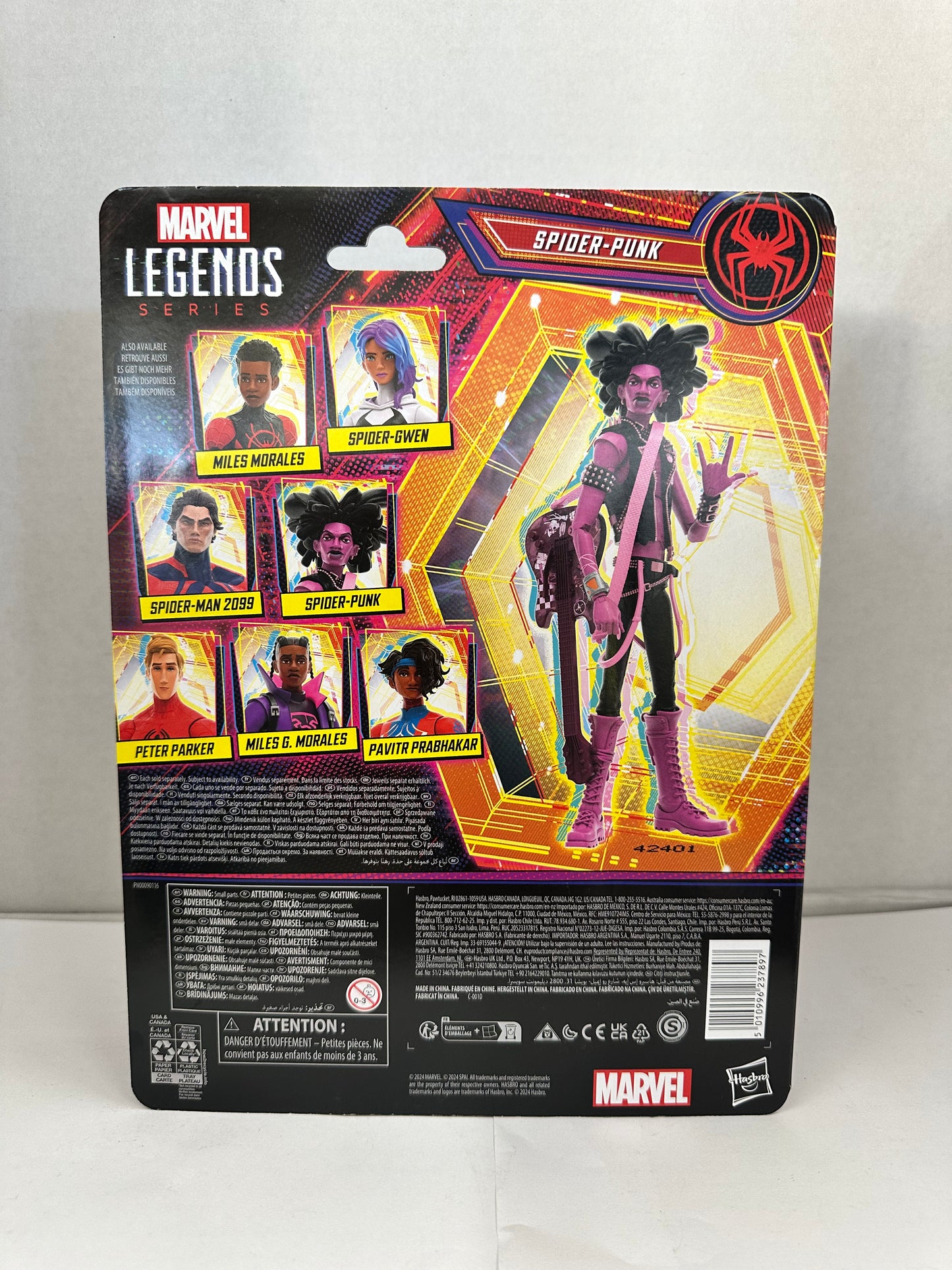 Marvel Legends Spider-Man Across The Spider-Verse Spider-Punk Action Figure NEW
