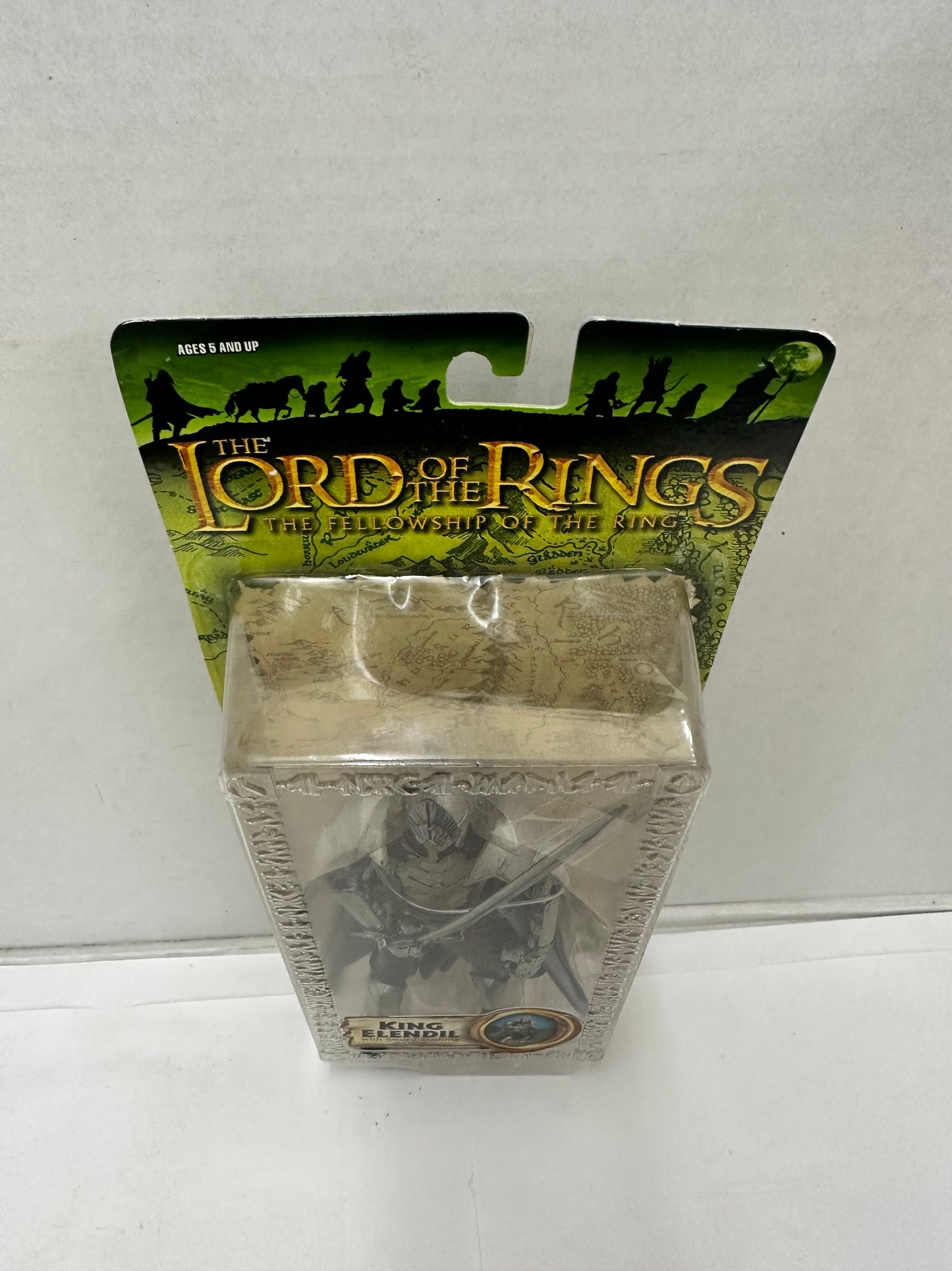 Lord of the Rings 2004 KING ELENDIL Fellowship Of The Ring Action Figure