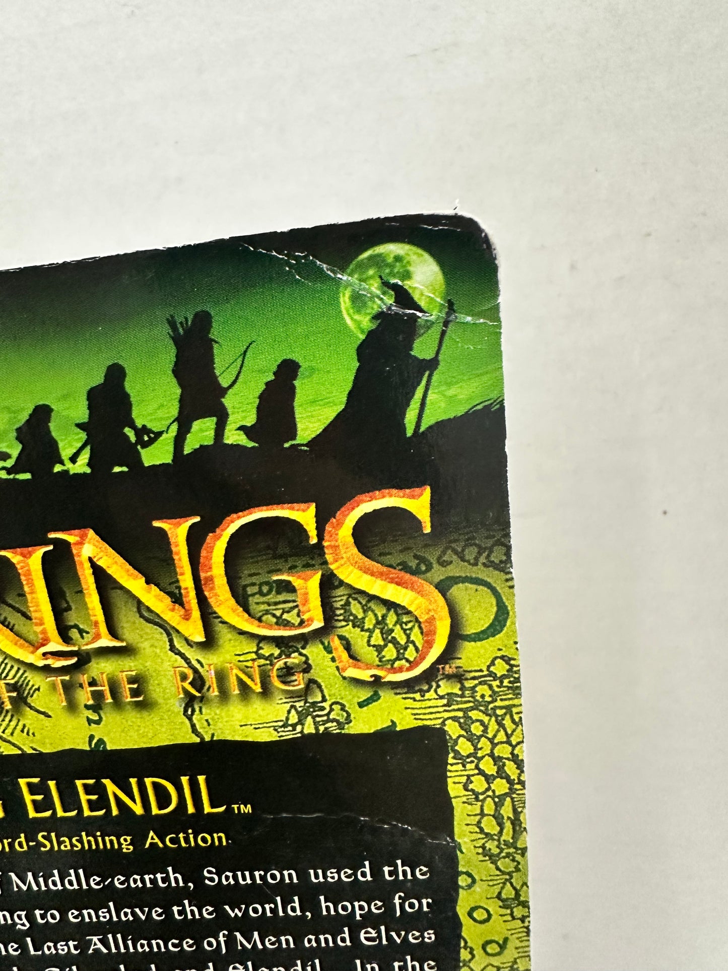 Lord of the Rings 2004 KING ELENDIL Fellowship Of The Ring Action Figure