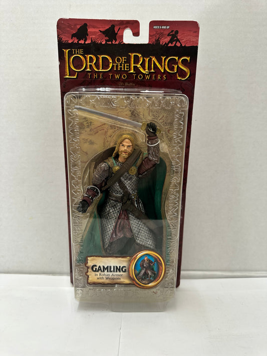 LOTR The Two Towers Gamling Rohan Royal Guard Figure Toy Biz 2004