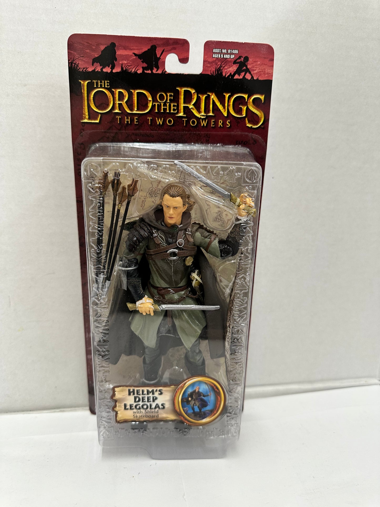 2003 ToyBiz Lord of the Rings Helm's Deep Legolas The Two Towers 6" Figure