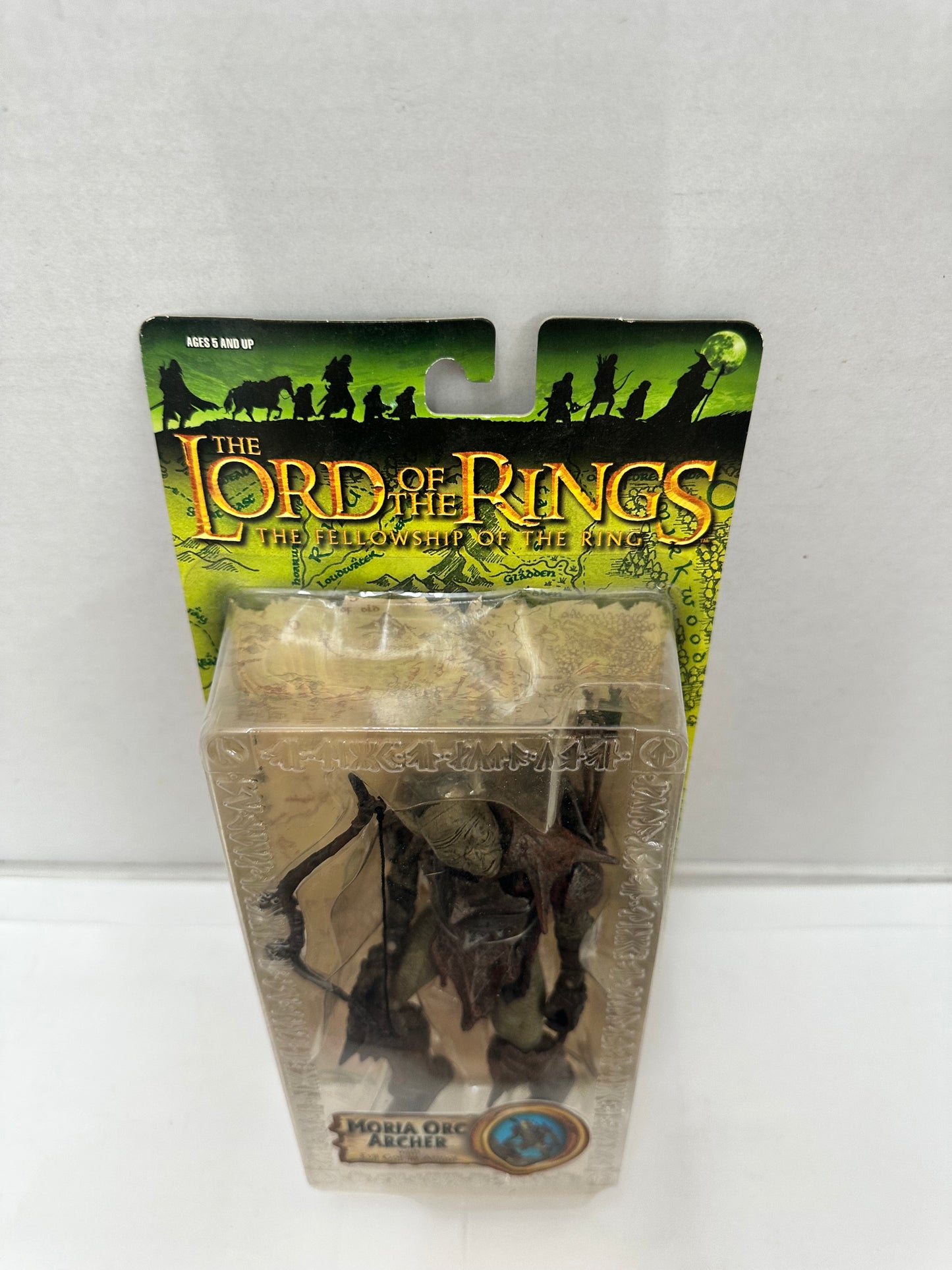 ToyBiz The Lord of the Rings Fellowship Moria Orc Archer 6" Figure New 2004