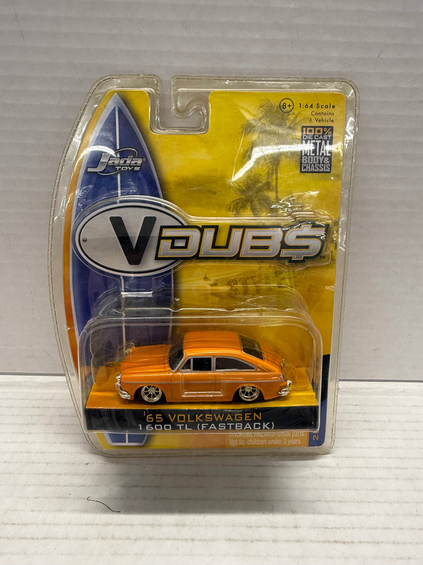 VDubs ('65 Volkswagen 1600TL Fastback) - Jada Toys Diecast Car 1:64