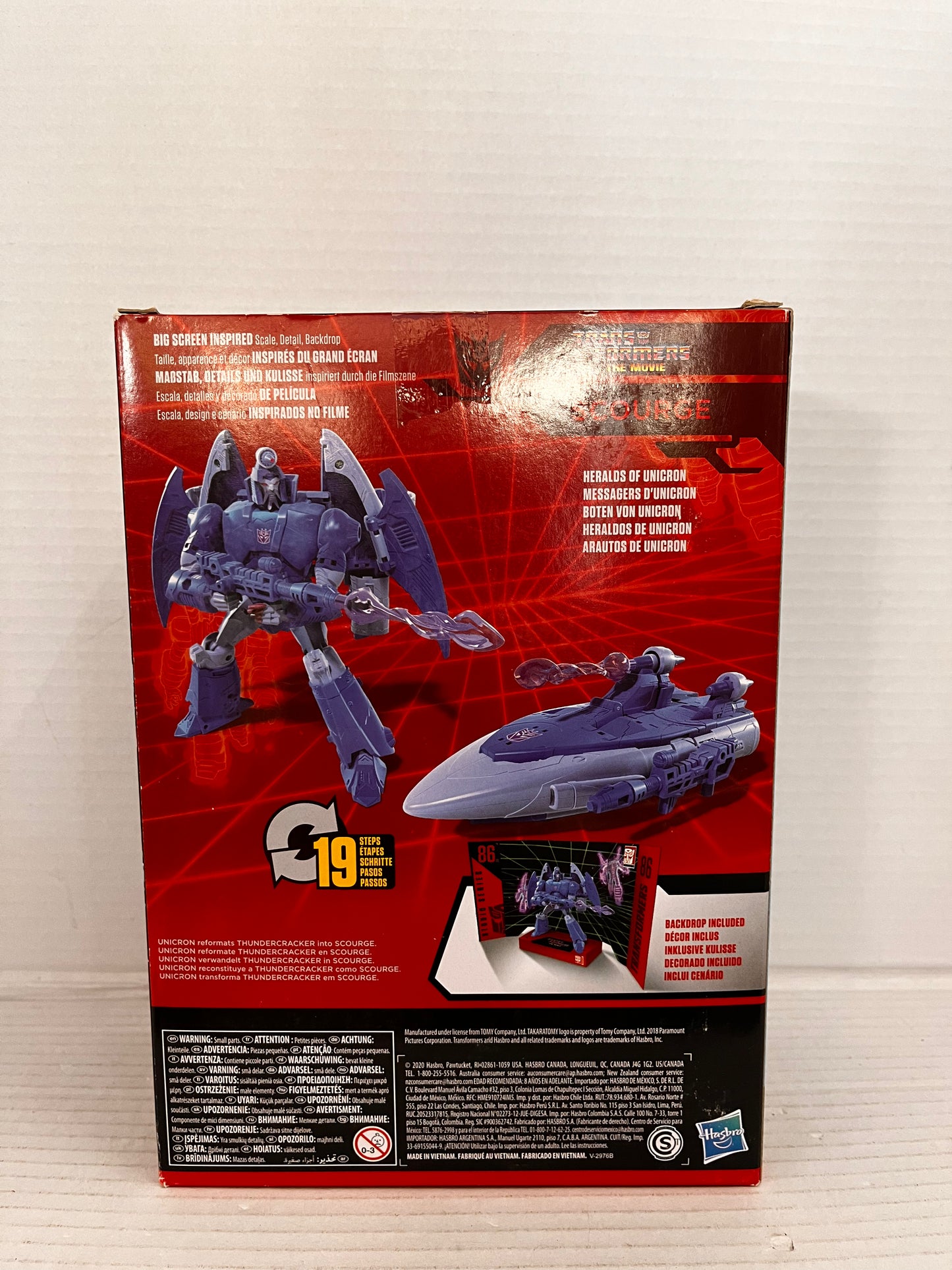 Hasbro Transformers The Movie Studio Series 86 Voyager Class Scourge T8