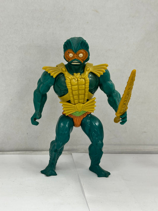 Vintage MOTU MER-MAN -GREEN BELT- Masters of the Universe Complete #1