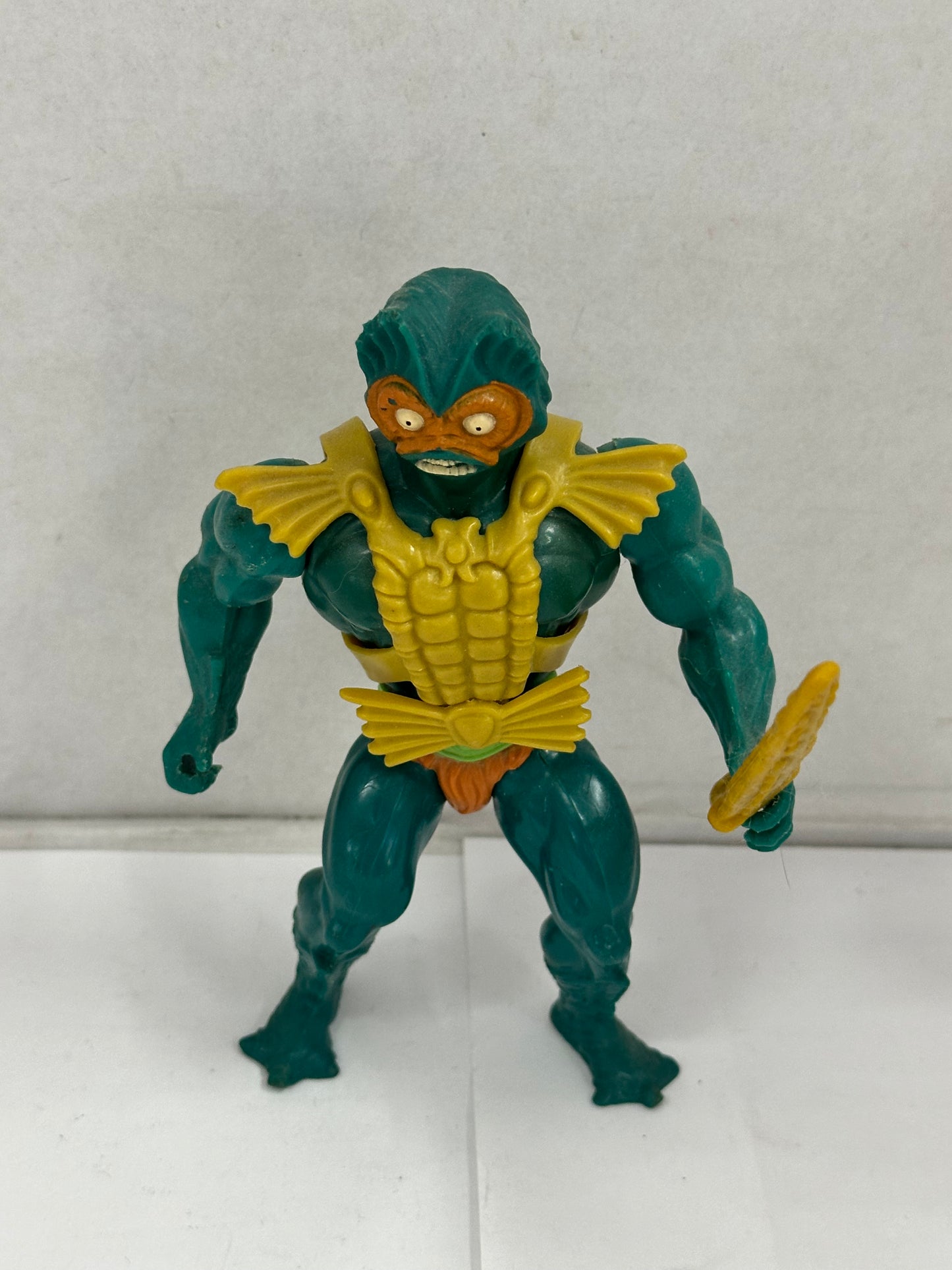 Vintage MOTU MER-MAN -GREEN BELT- Masters of the Universe Complete #1