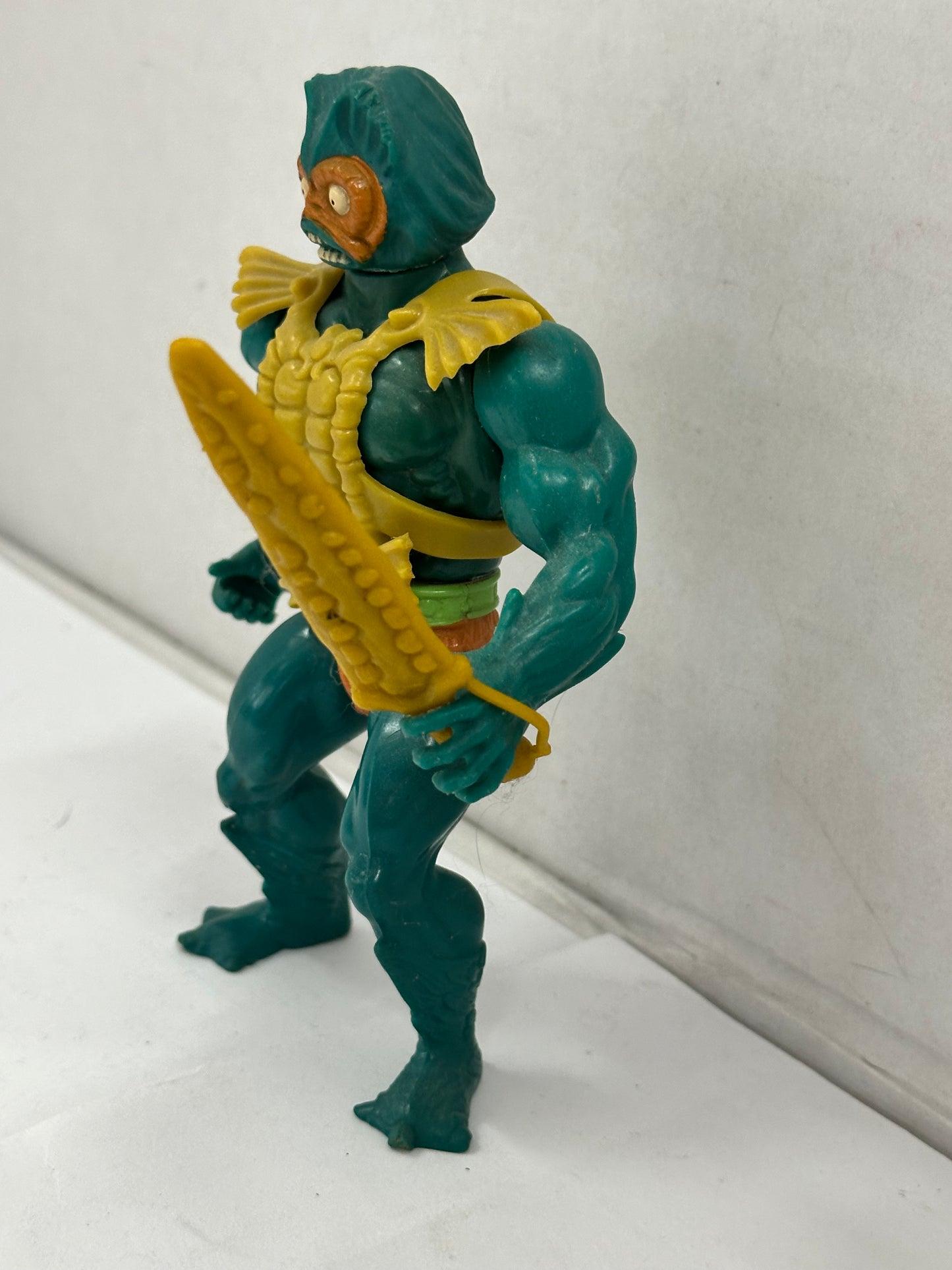 Vintage MOTU MER-MAN -GREEN BELT- Masters of the Universe Complete #1
