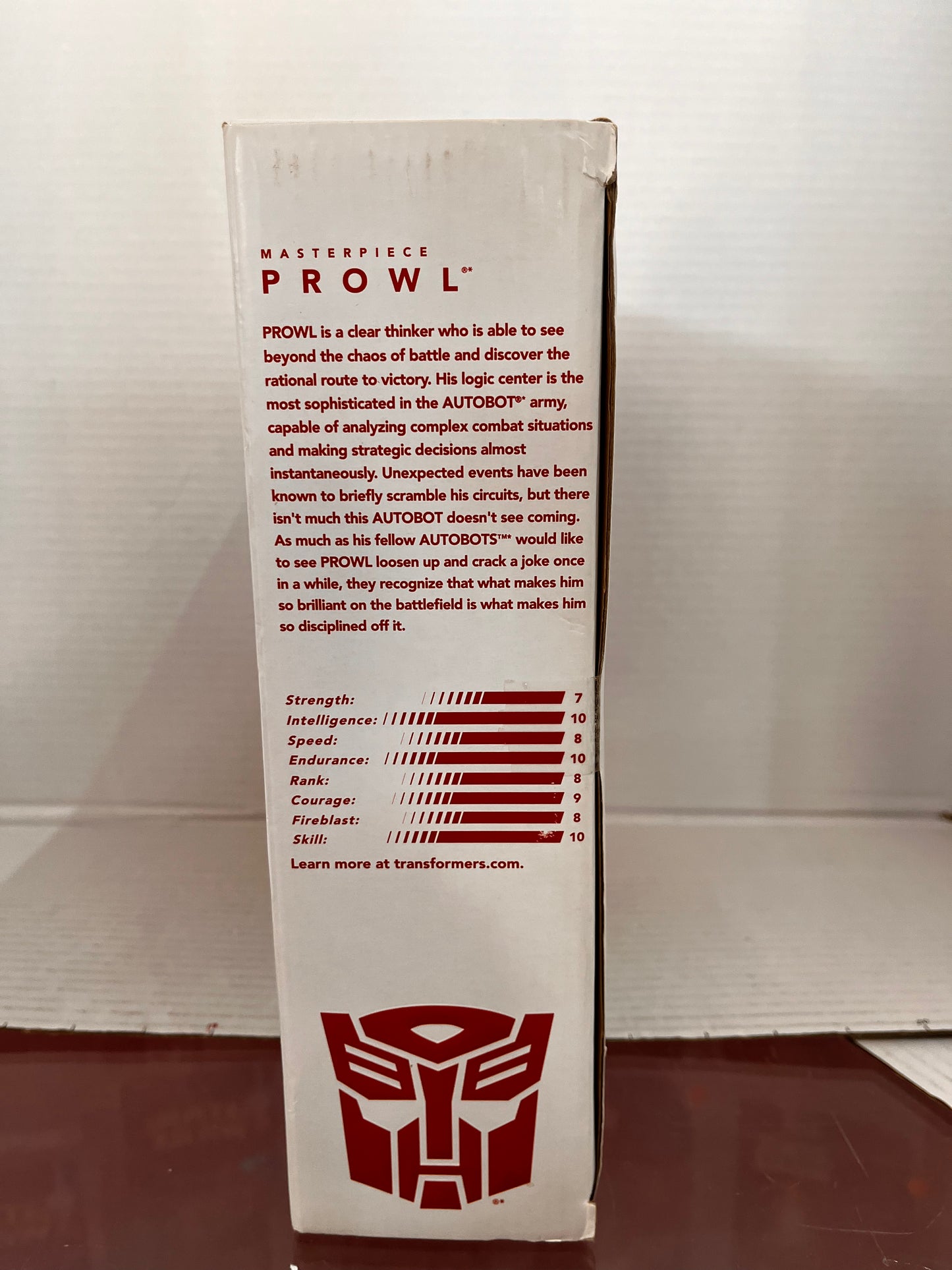 Transformers Masterpiece Prowl MP-04 Toy R Us Exclusive