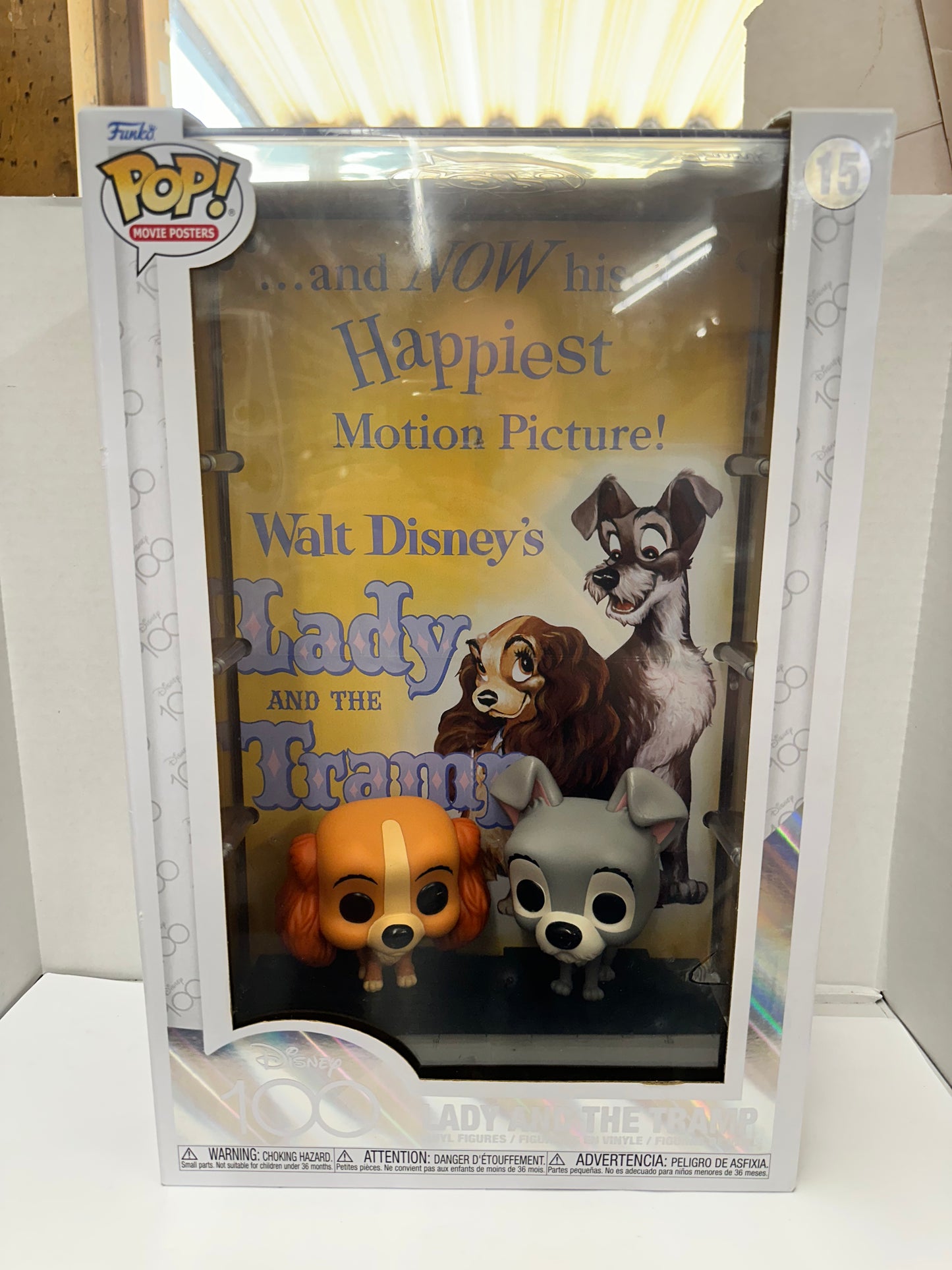 Funko Pop! Movie Poster with Case: Disney - Lady and the Tramp #15