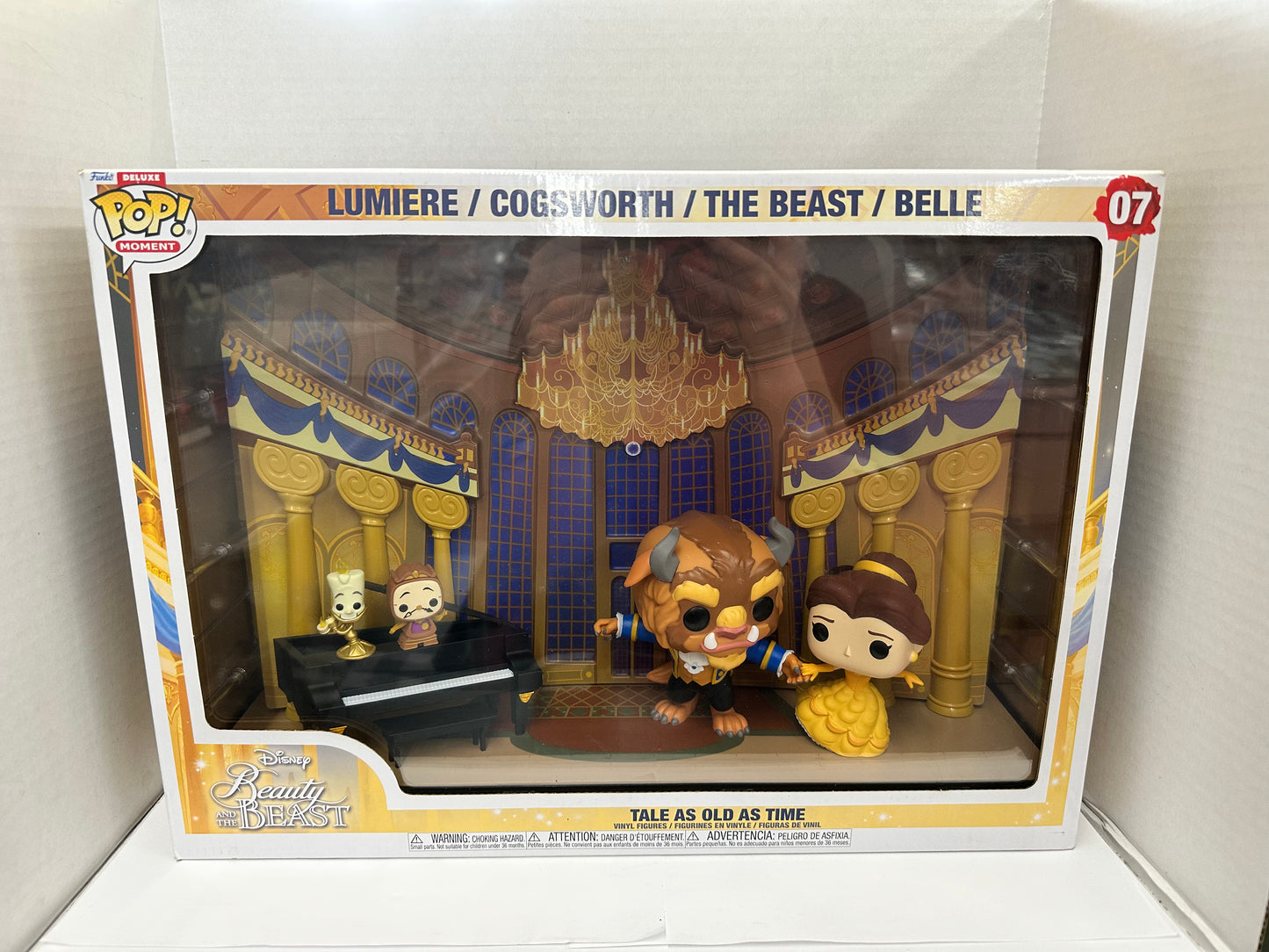 Funko Pop! Deluxe Moment Beauty And The Beast 07 Tale As Old As Time Box Damage