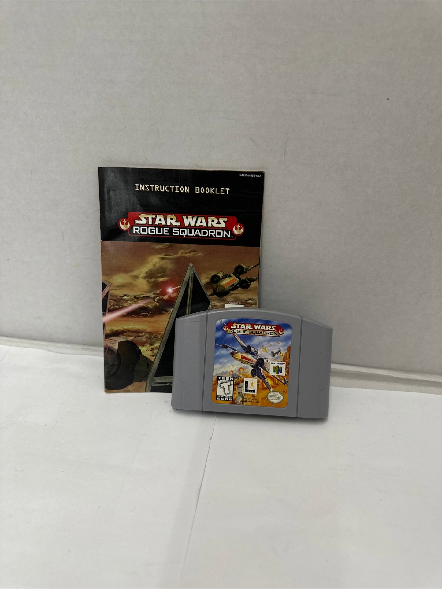 Star Wars: Rogue Squadron (Nintendo 64 N64) Authentic Cart Only Tested w/ Manual