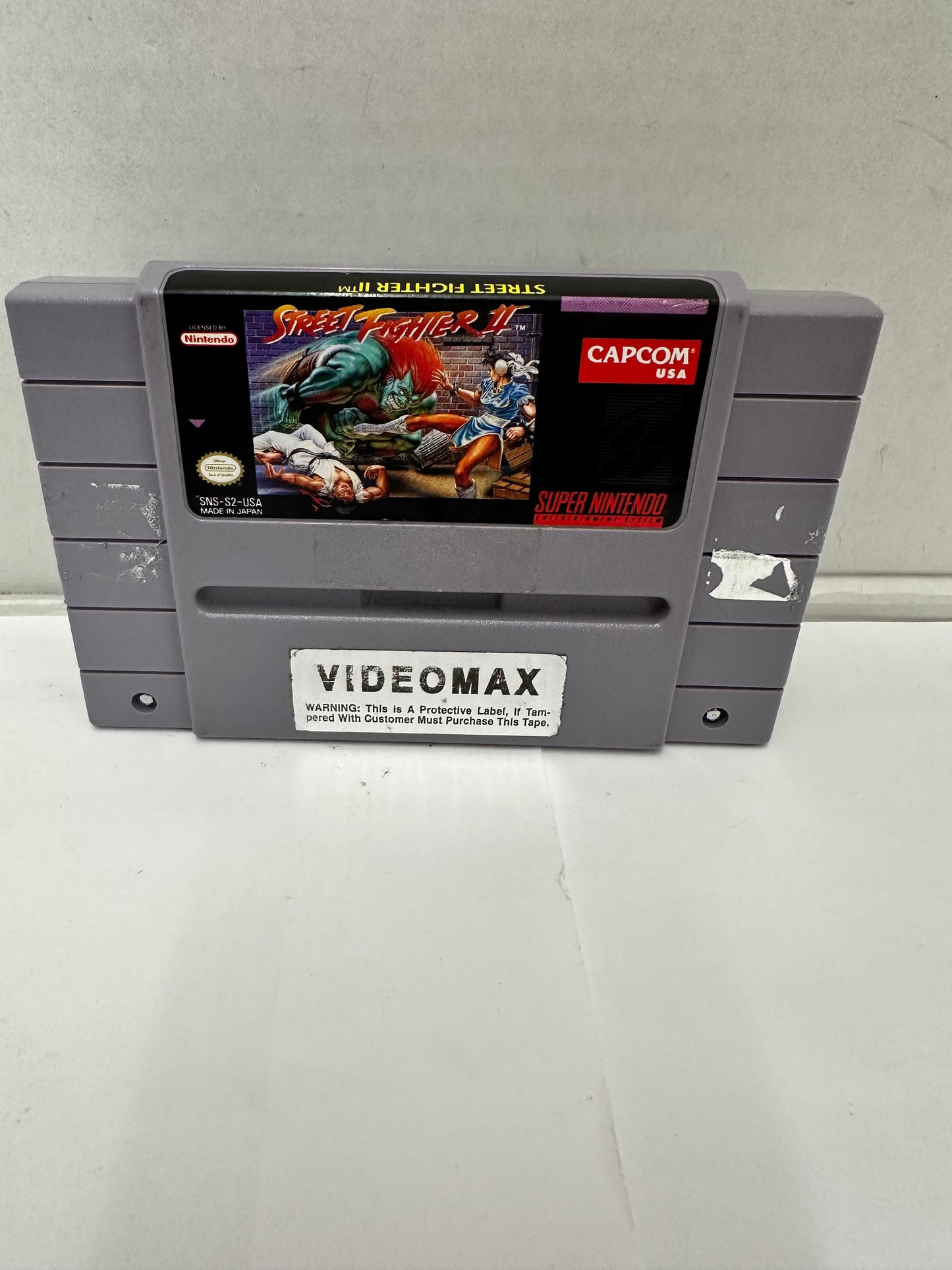 Super Nintendo SNES 1992 - Street Fighter II w/ Manual (Works - No Box)