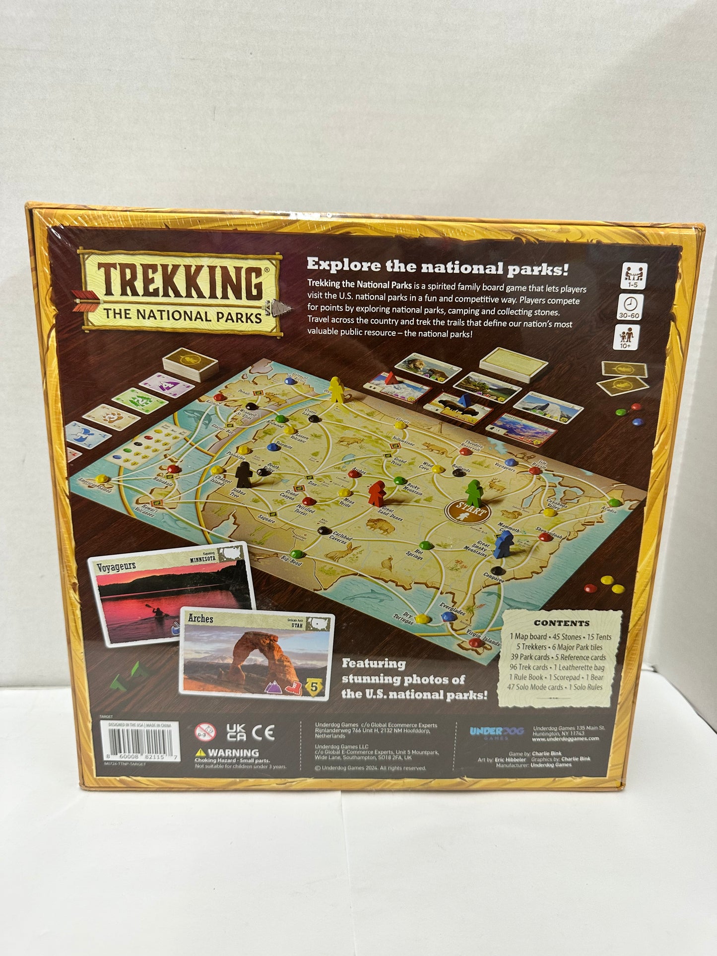 Trekking The National Parks The Board Game (Third Edition 2024) Brand New Sealed