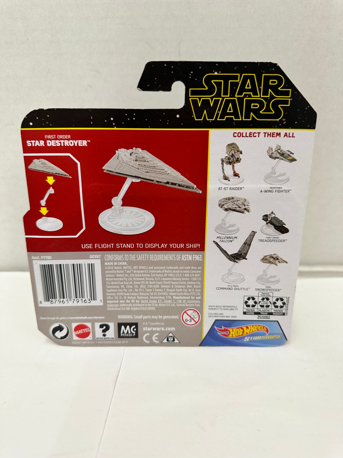 Hot Wheels Starships Star Wars First Order Star Destroyer