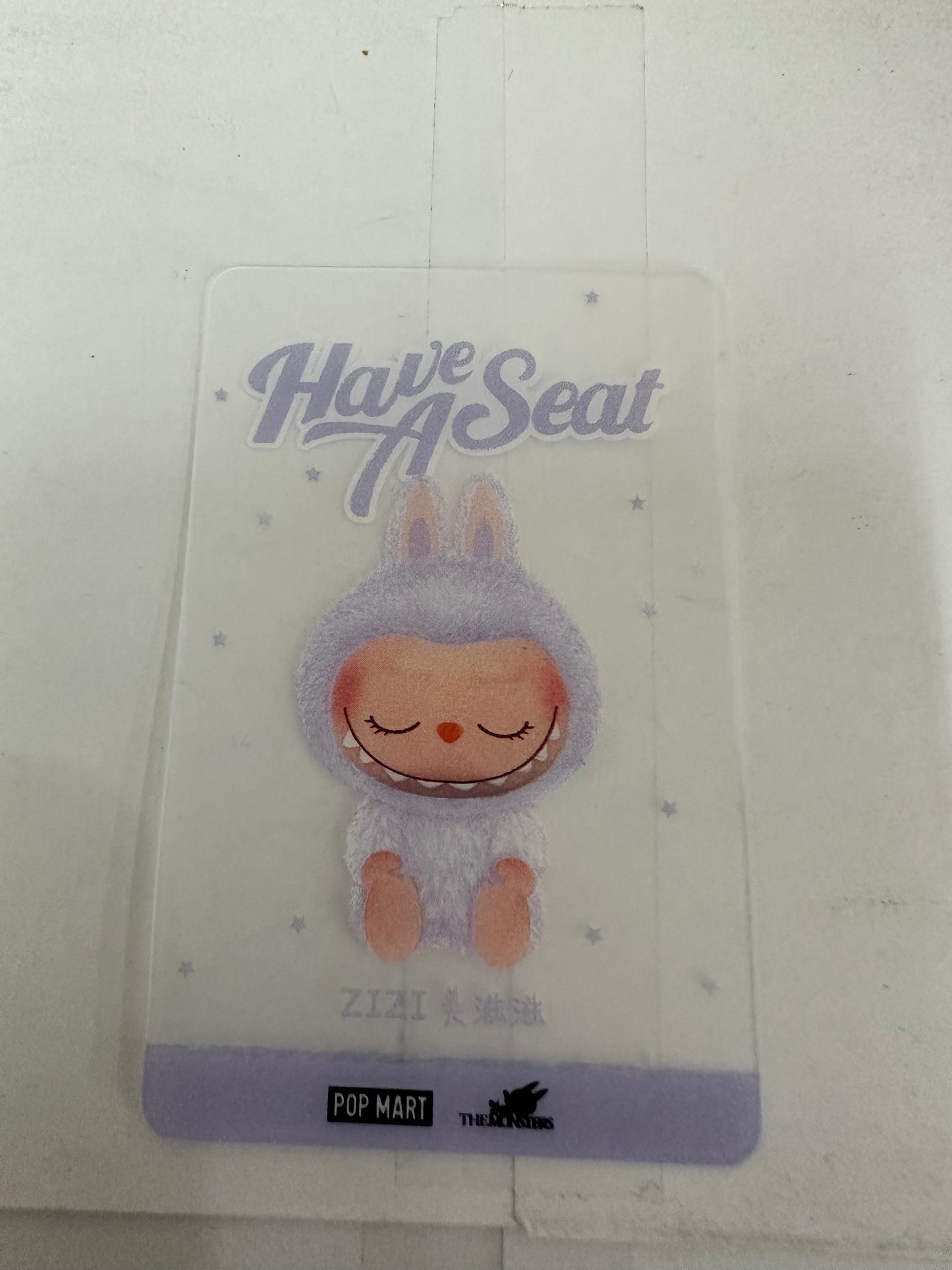 POP MART Labubu The Monsters Have A Seat ZiZi Plush Figure Open