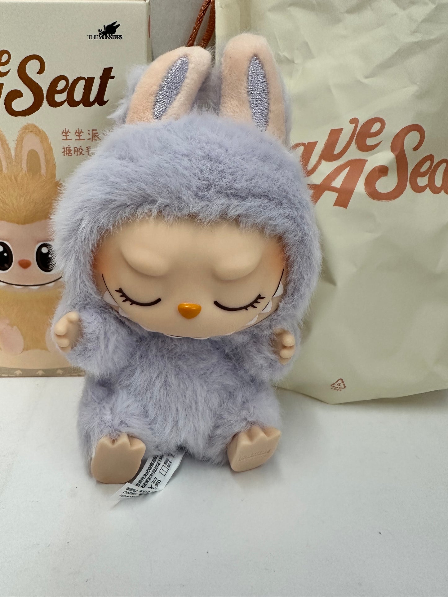 POP MART Labubu The Monsters Have A Seat ZiZi Plush Figure Open