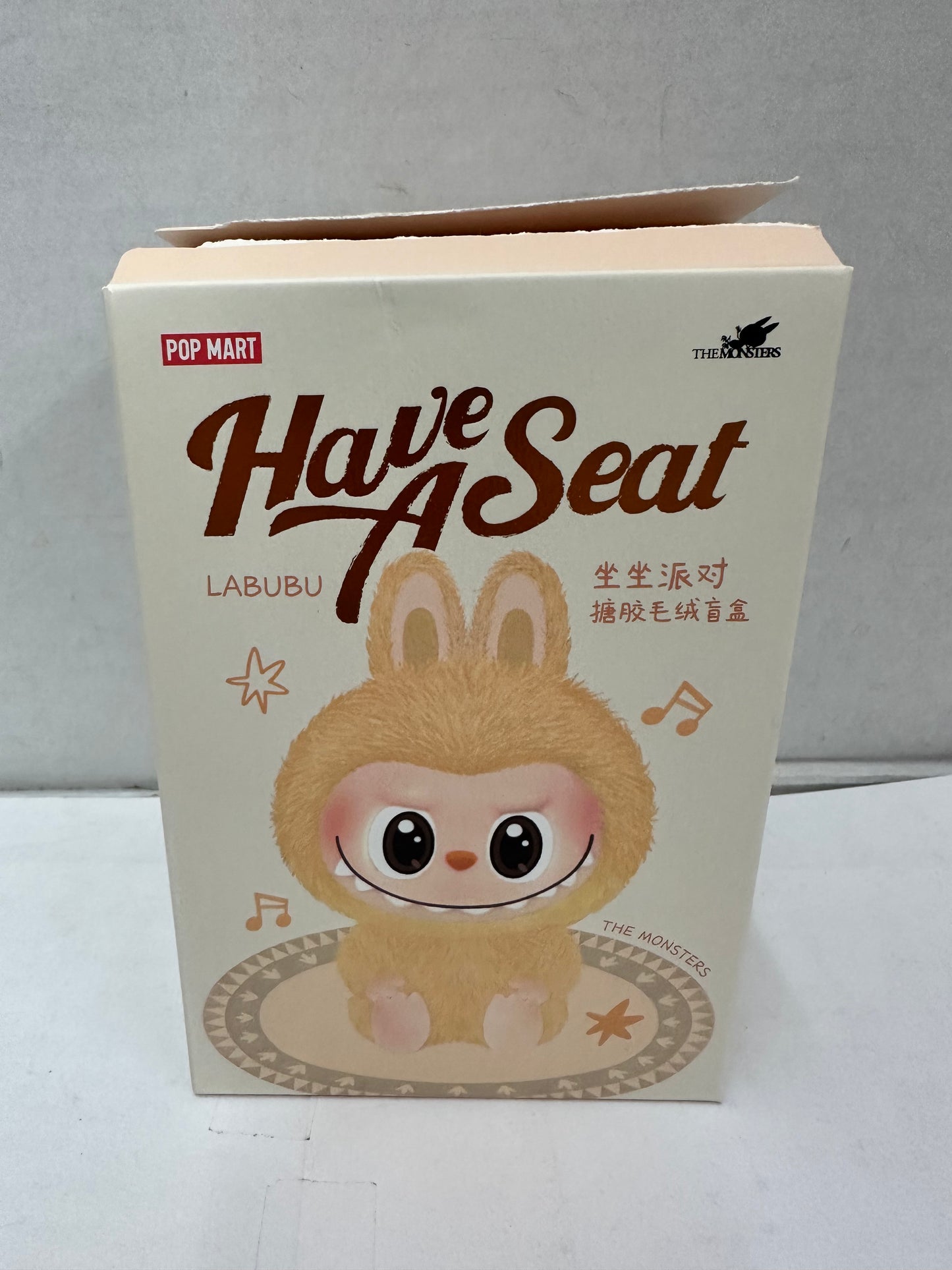 POP MART Labubu The Monsters Have A Seat ZiZi Plush Figure Open