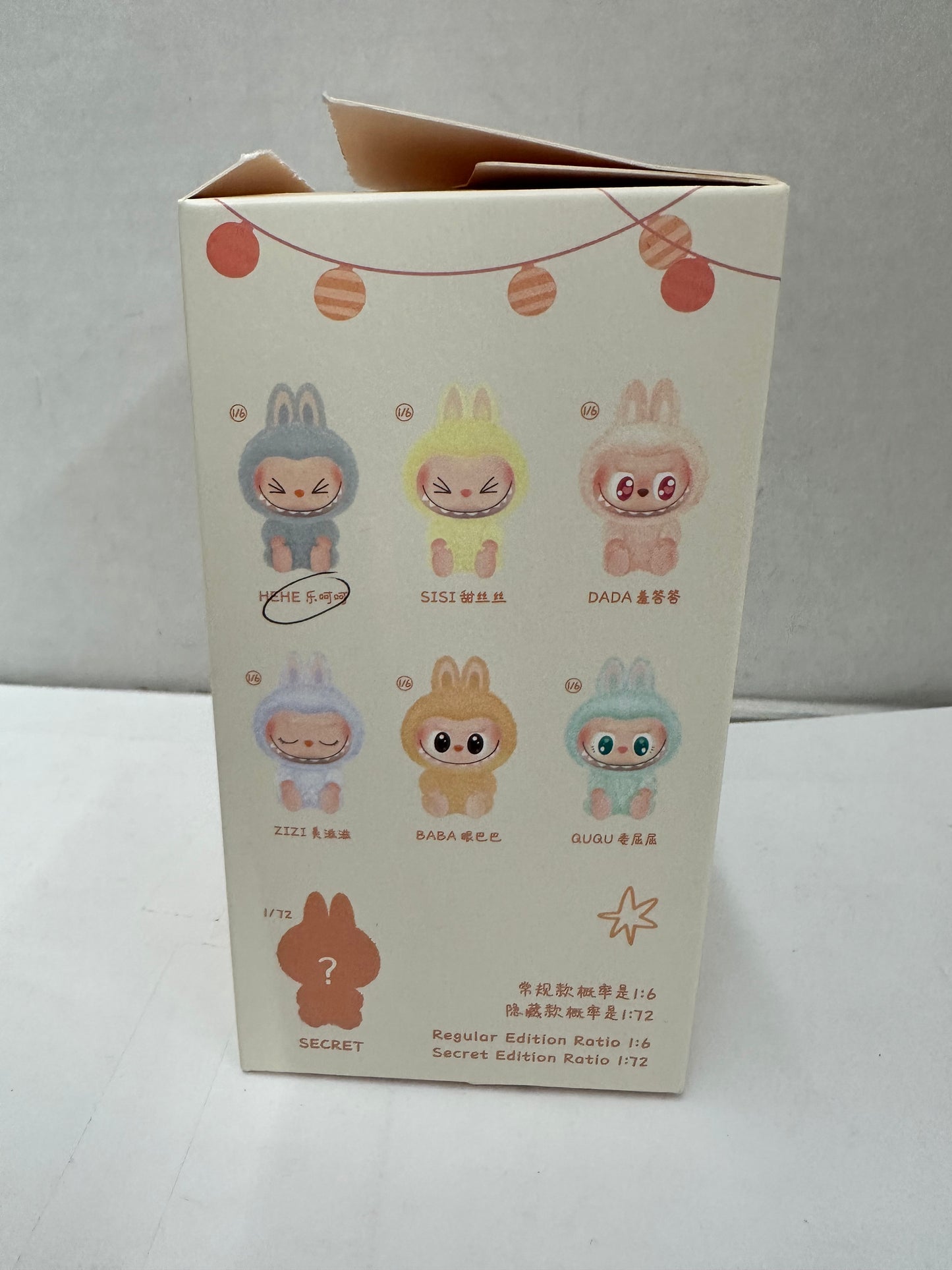 POP MART Labubu The Monsters Have A Seat ZiZi Plush Figure Open