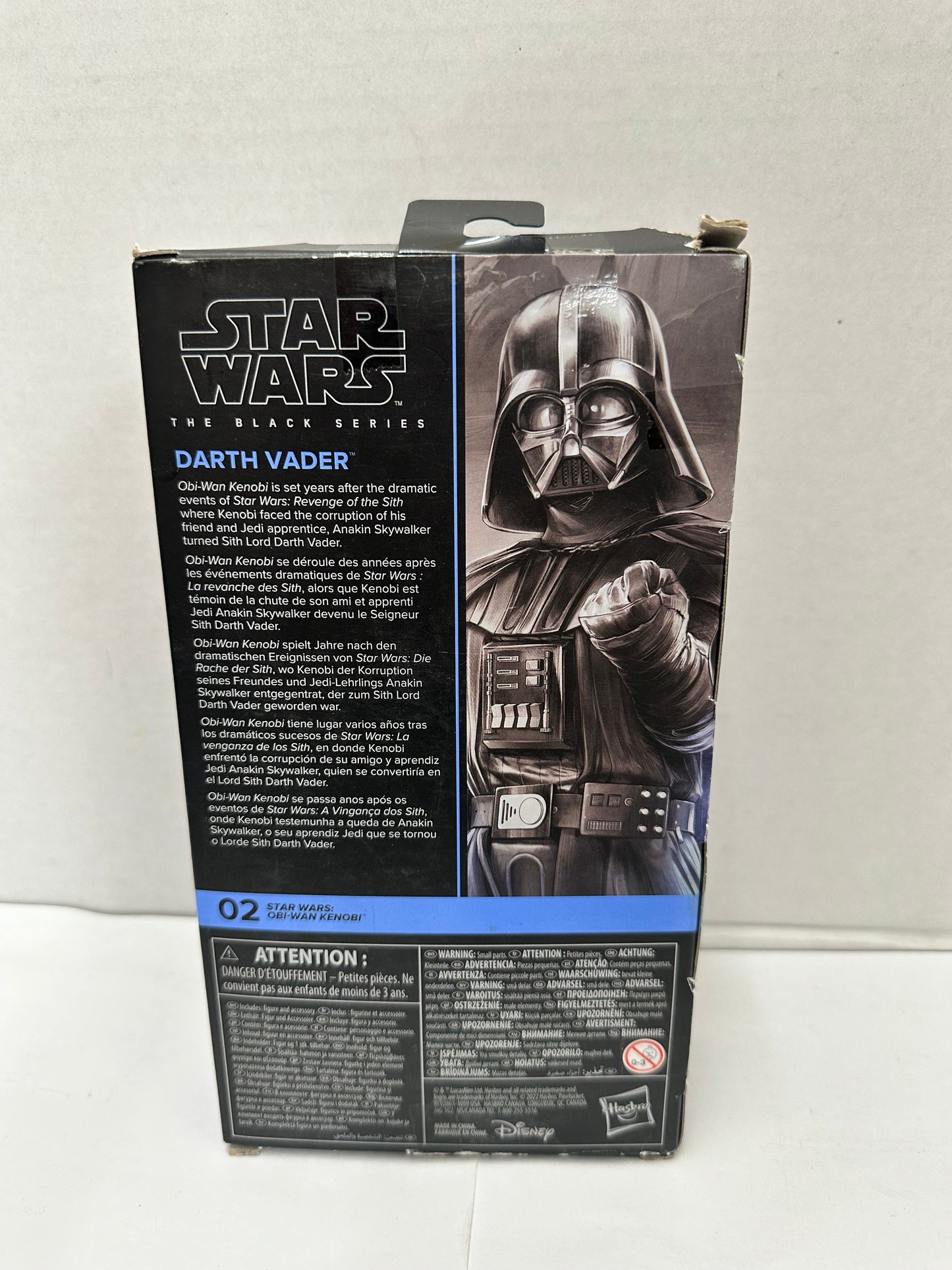 Hasbro Star Wars The Black Series Darth Vader 6 in Action Figure Box Damage