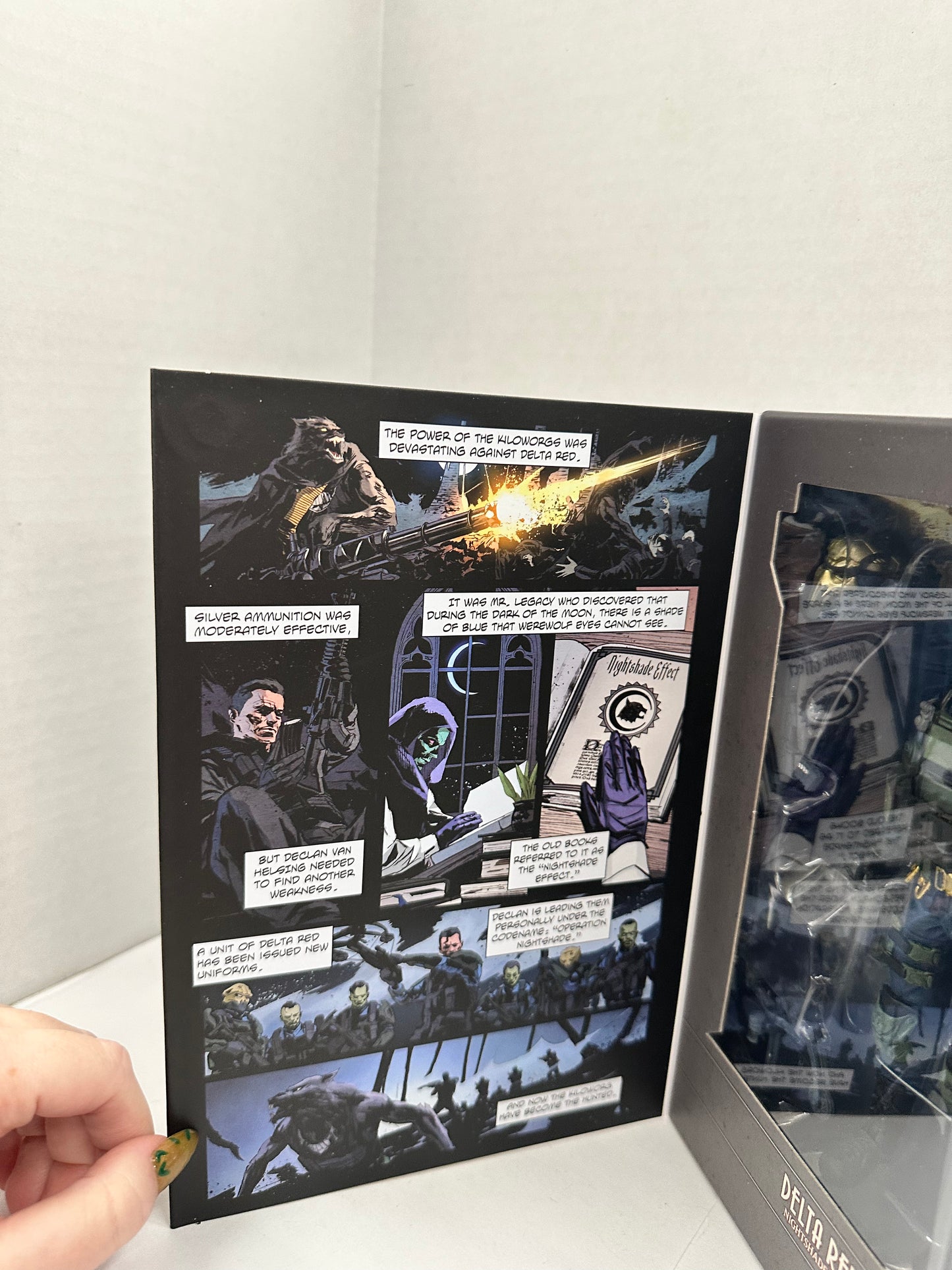 Operation Monster Force Season 02 Delta Red Nightshade Unit 1:12 Figure