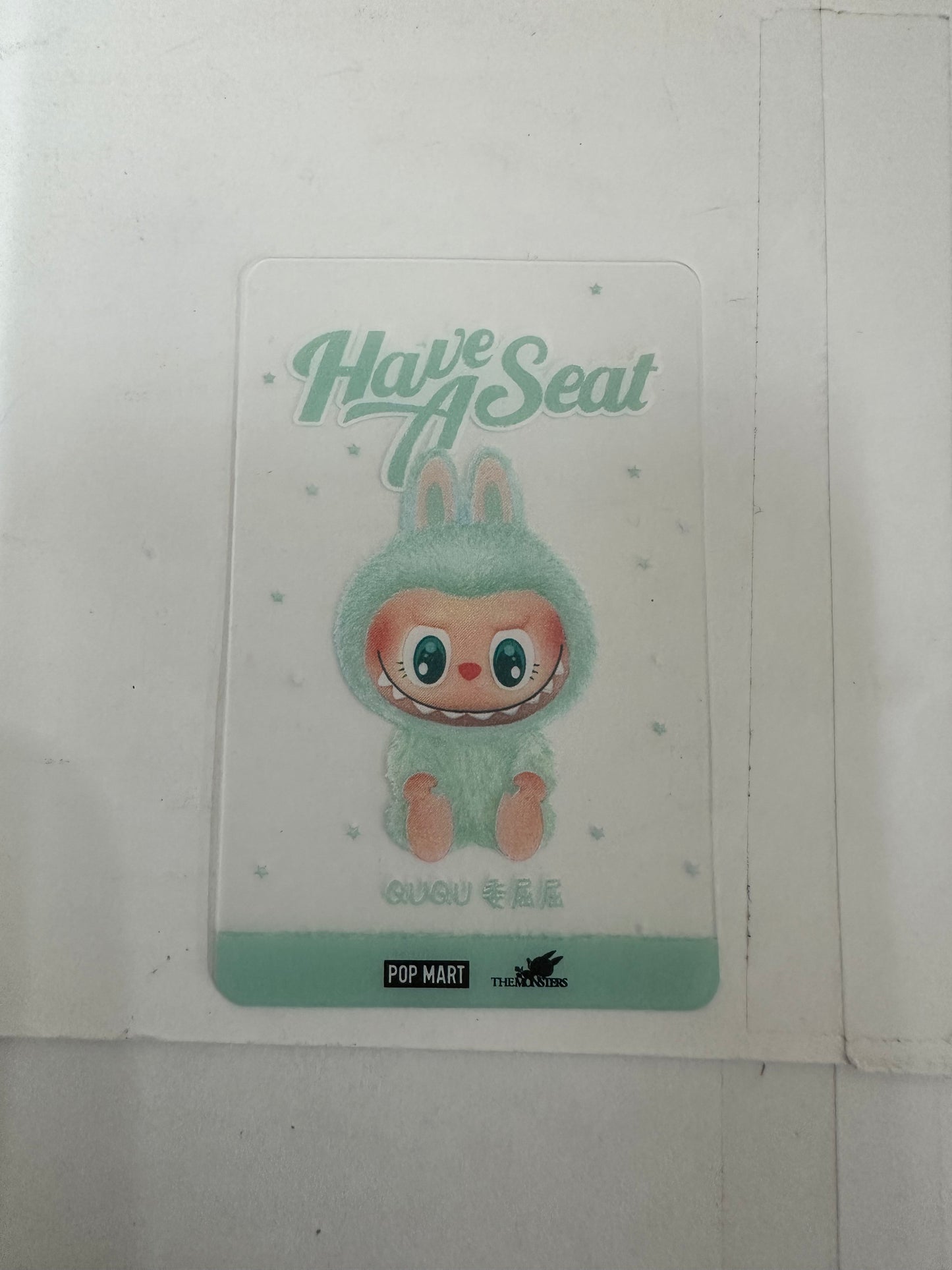 POP MART Labubu The Monsters Have A Seat QuQu Plush Figure Open