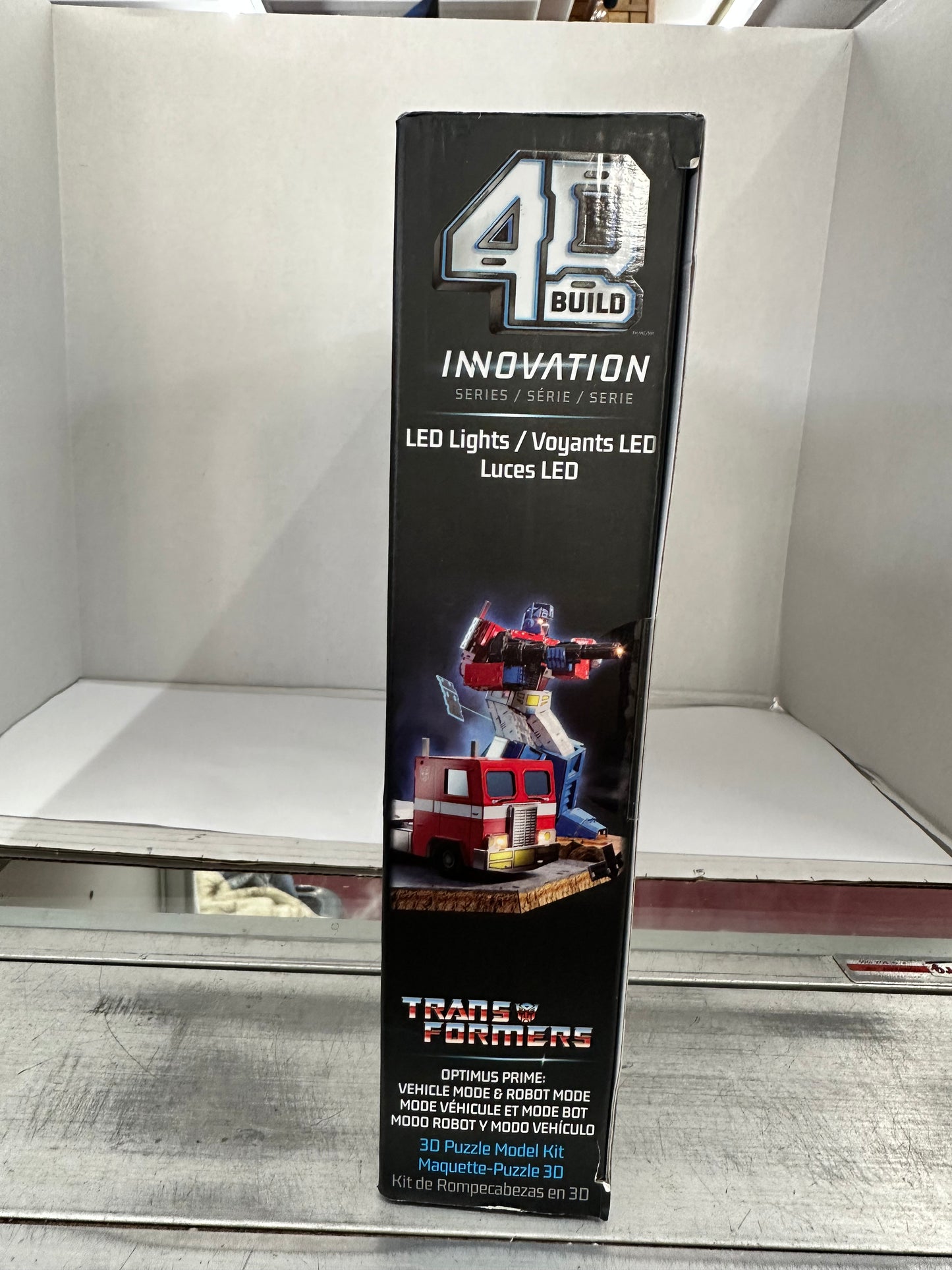 4D Build: Transformers Optimus Prime & Truck 3D Model Kit Puzzle