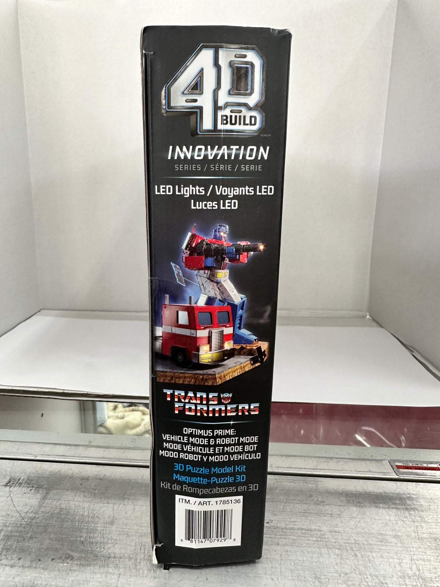 4D Build: Transformers Optimus Prime & Truck 3D Model Kit Puzzle