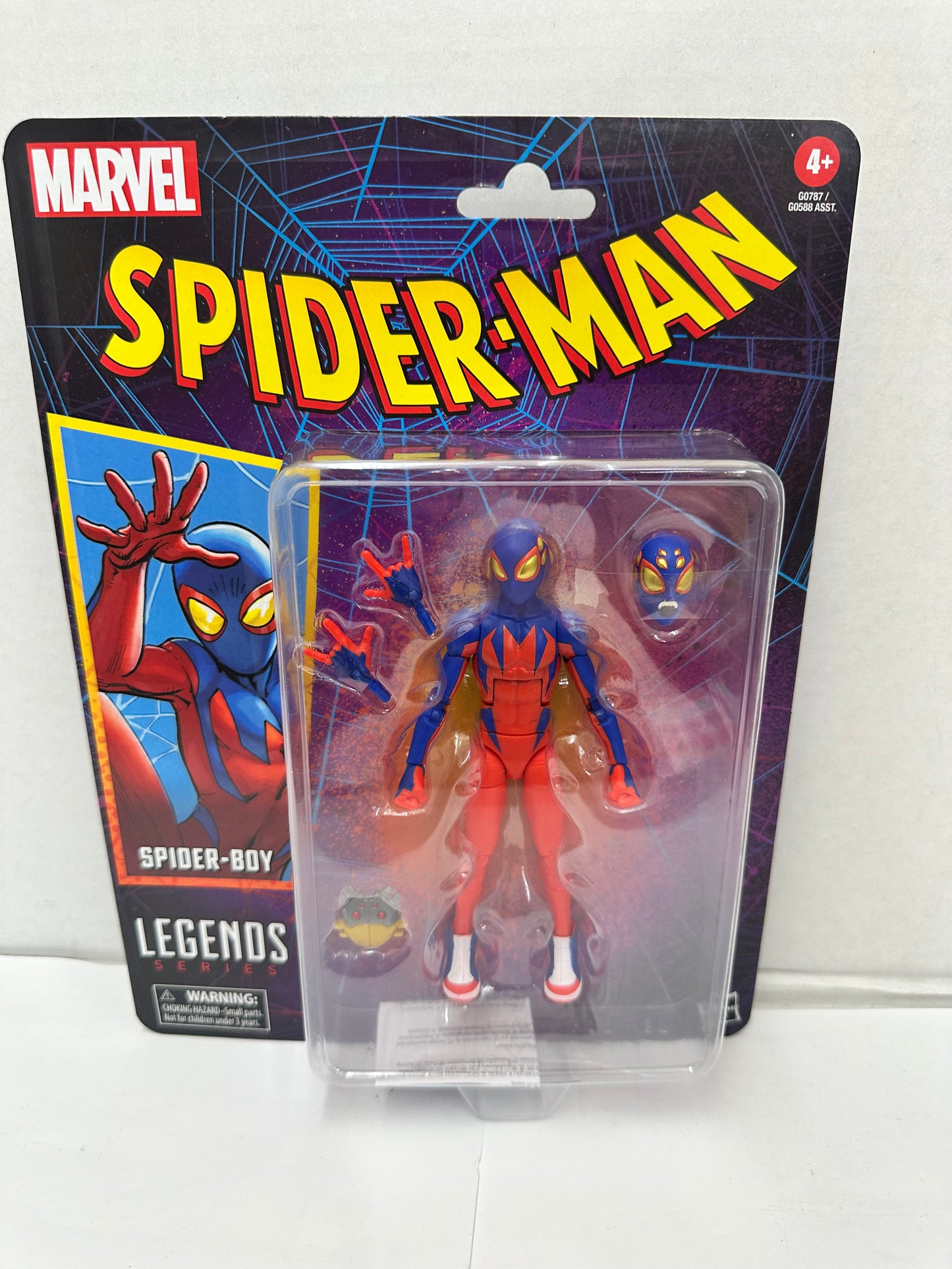 Marvel Legends Series Spider-Boy, Retro Comics Action Figure