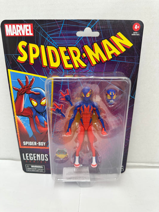 Marvel Legends Series Spider-Boy, Retro Comics Action Figure