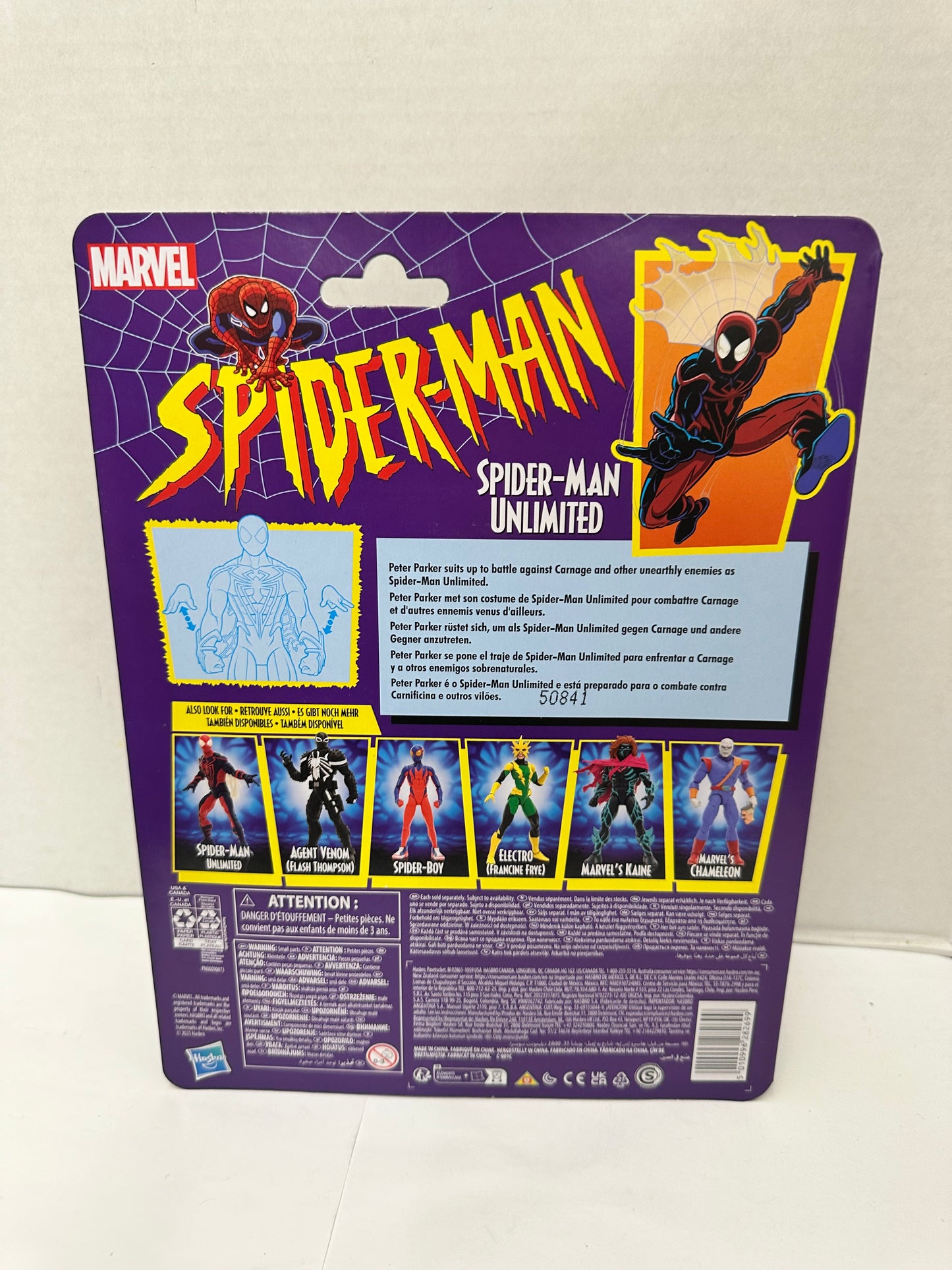 Marvel Legends Series Spider-Man Comics Retro Spider-Man Unlimited Action Figure