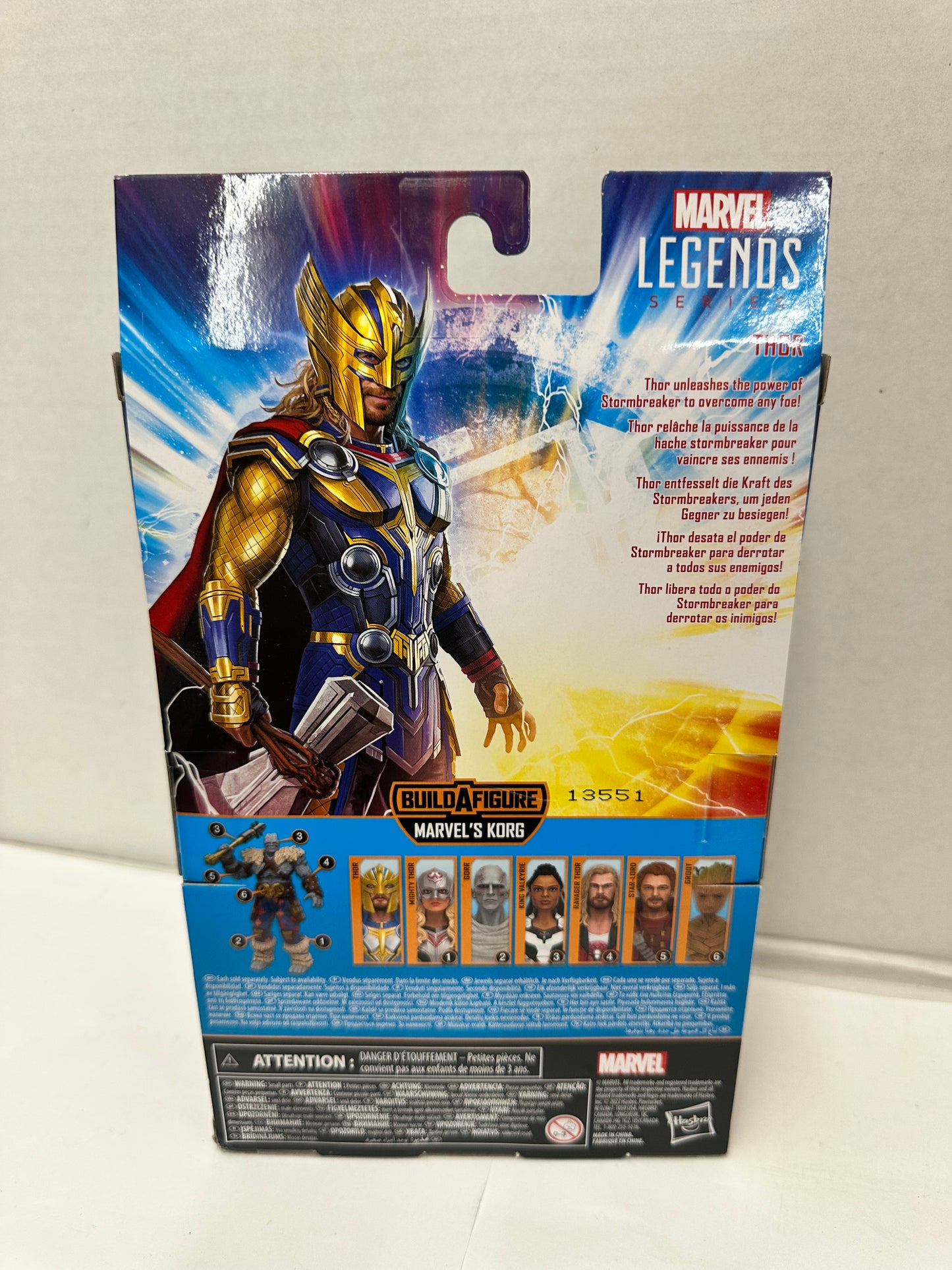 Marvel Legends Thor Armored Korg BAF Wave Action Figure Love & Thunder