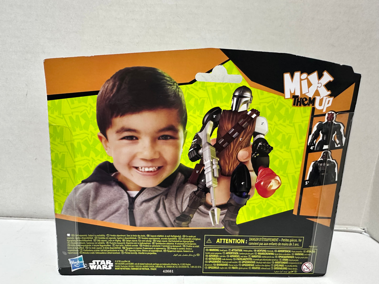 Mix Mashers Star Wars Mandalorian & Grogu Action Figure 2025 Hasbro