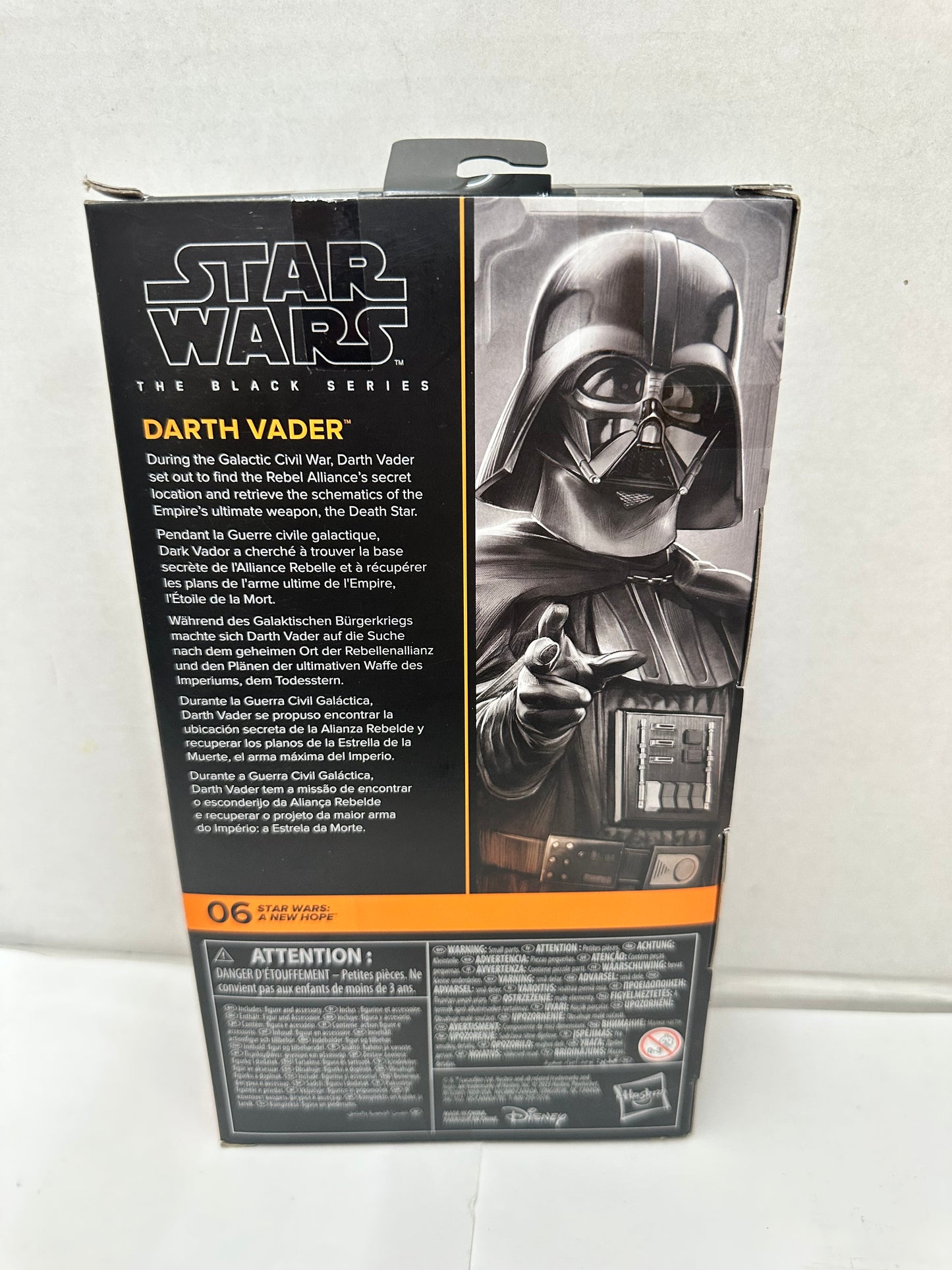 Star Wars Black Series Darth Vader A New Hope 6" Action Figure New