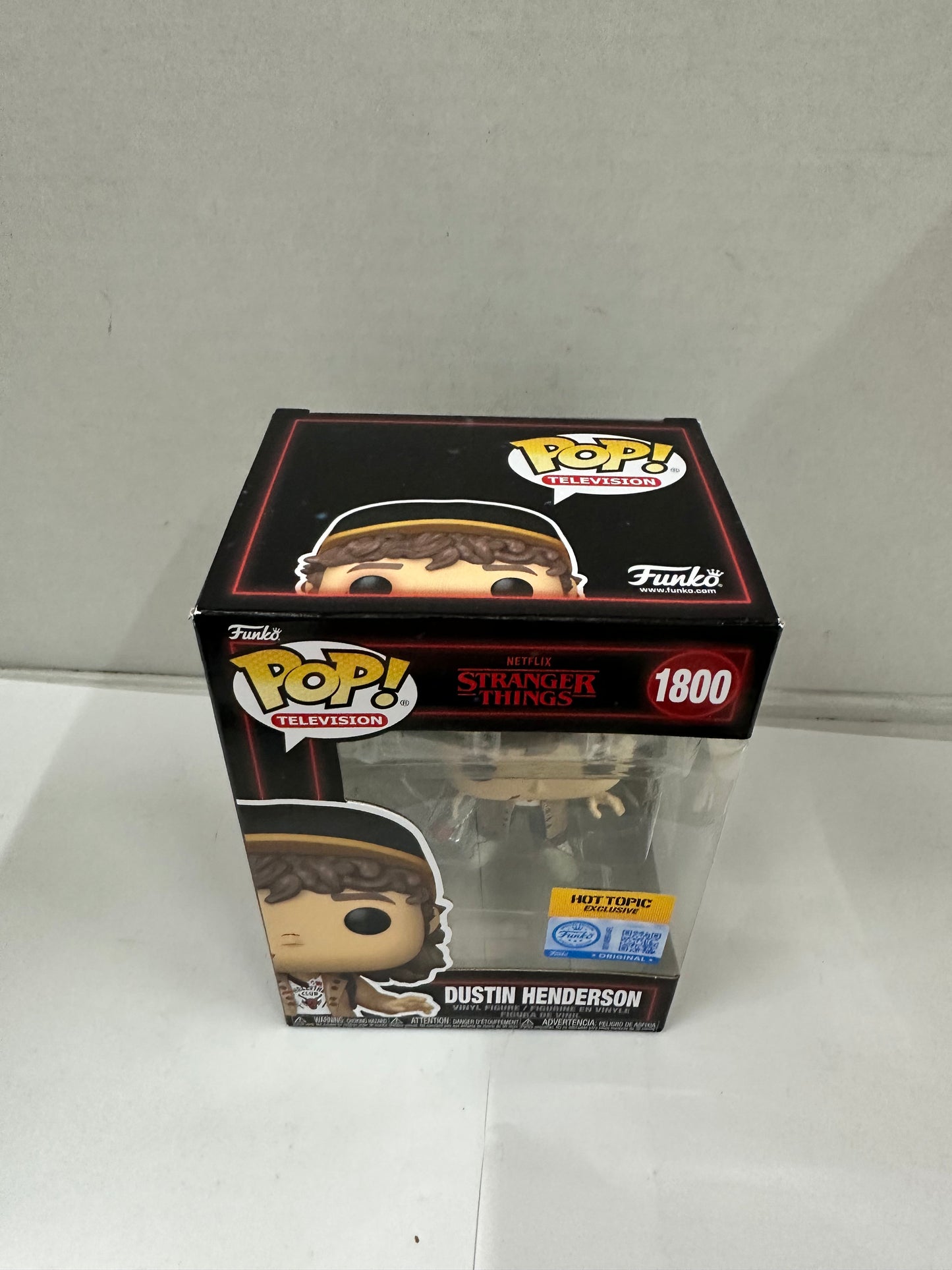 Funko Pop: Stranger Things - Dustin Henderson - Hot Topic (Exclusive) #1800