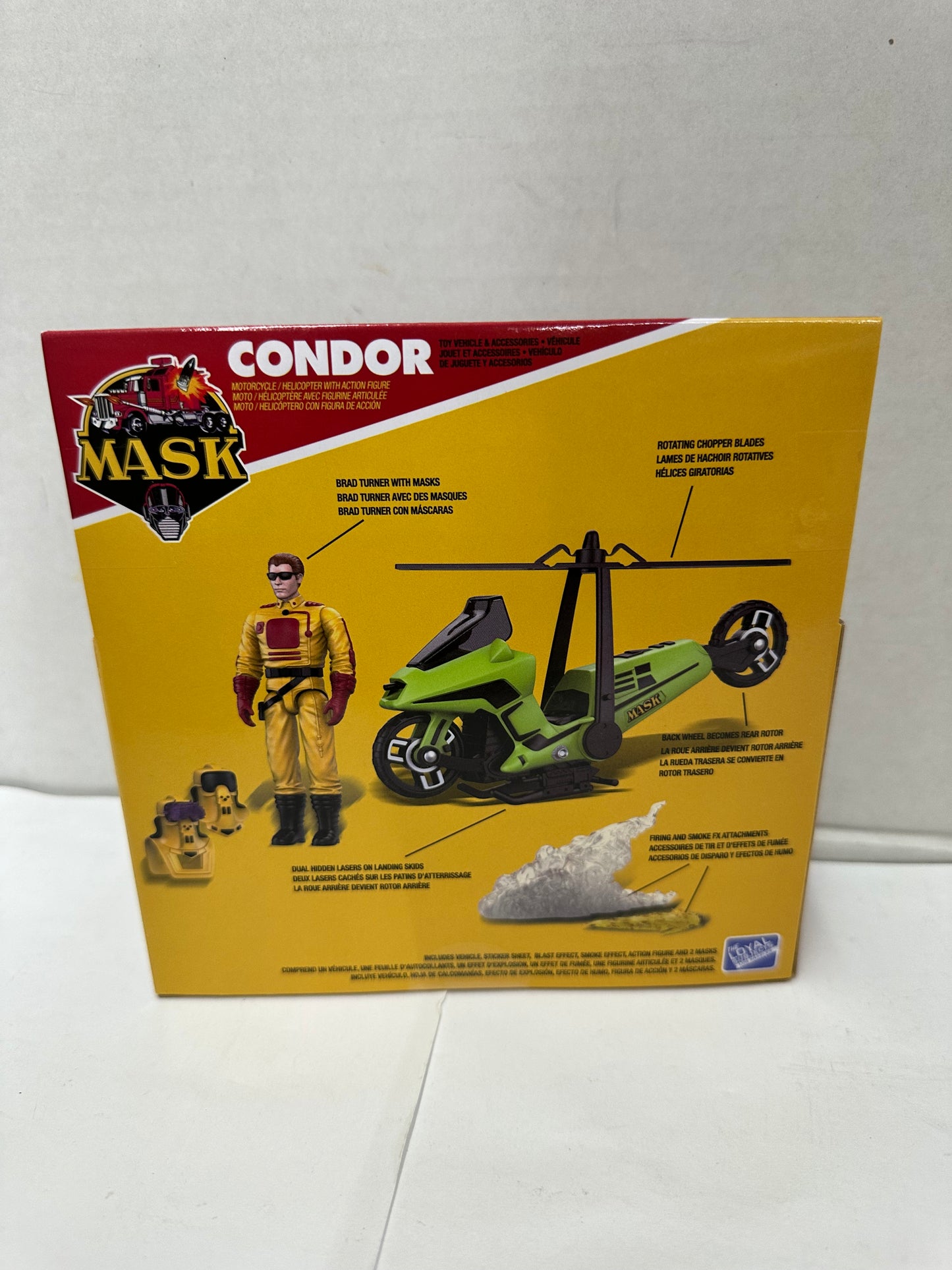 M.A.S.K. Condor Motor Cycle Vehicle Loyal Subjects Action Figure Playset (MASK)