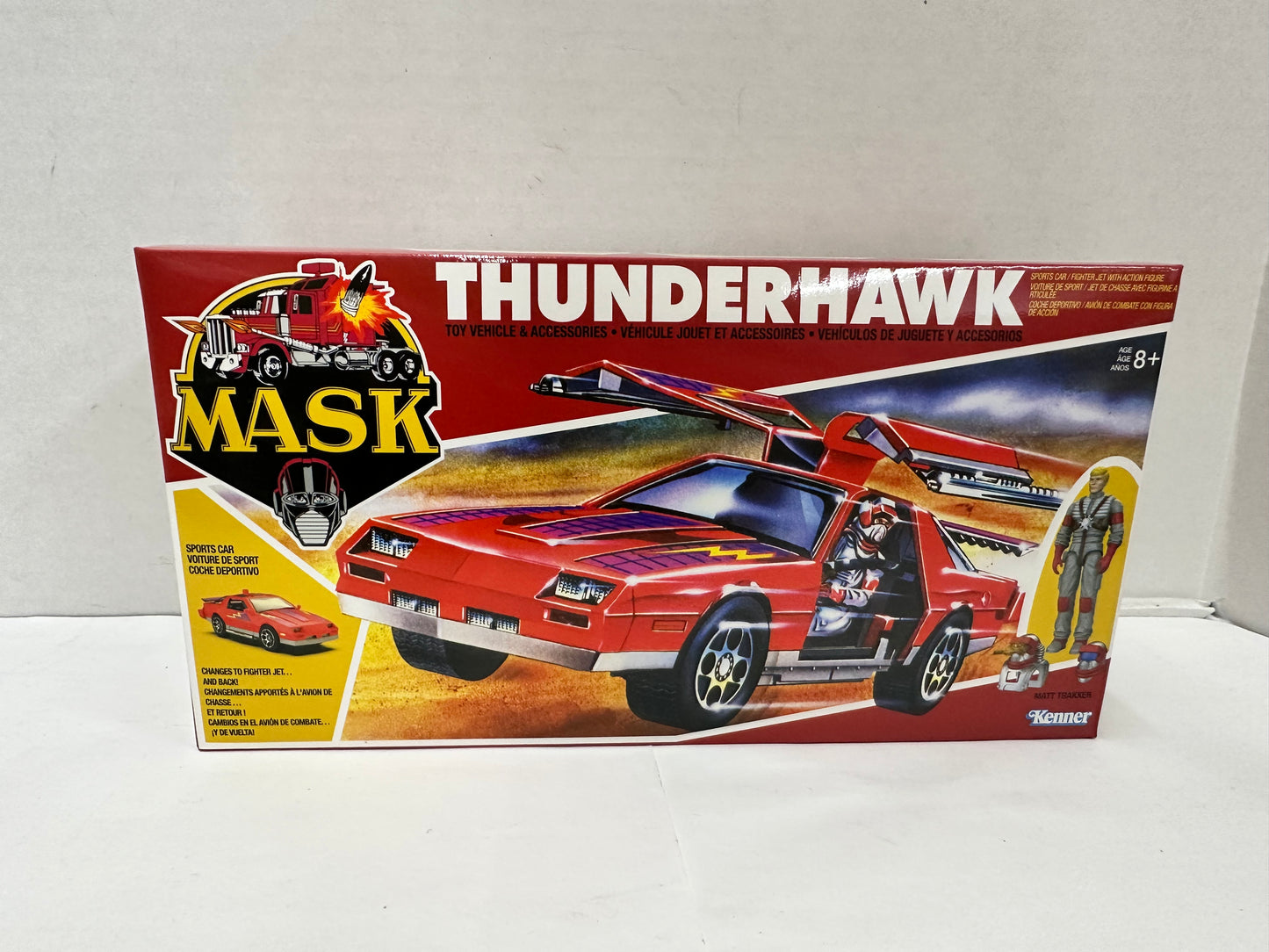 The Loyal Subjects MASK Thunderhawk Matt Tracker Figure And Vehicle Set