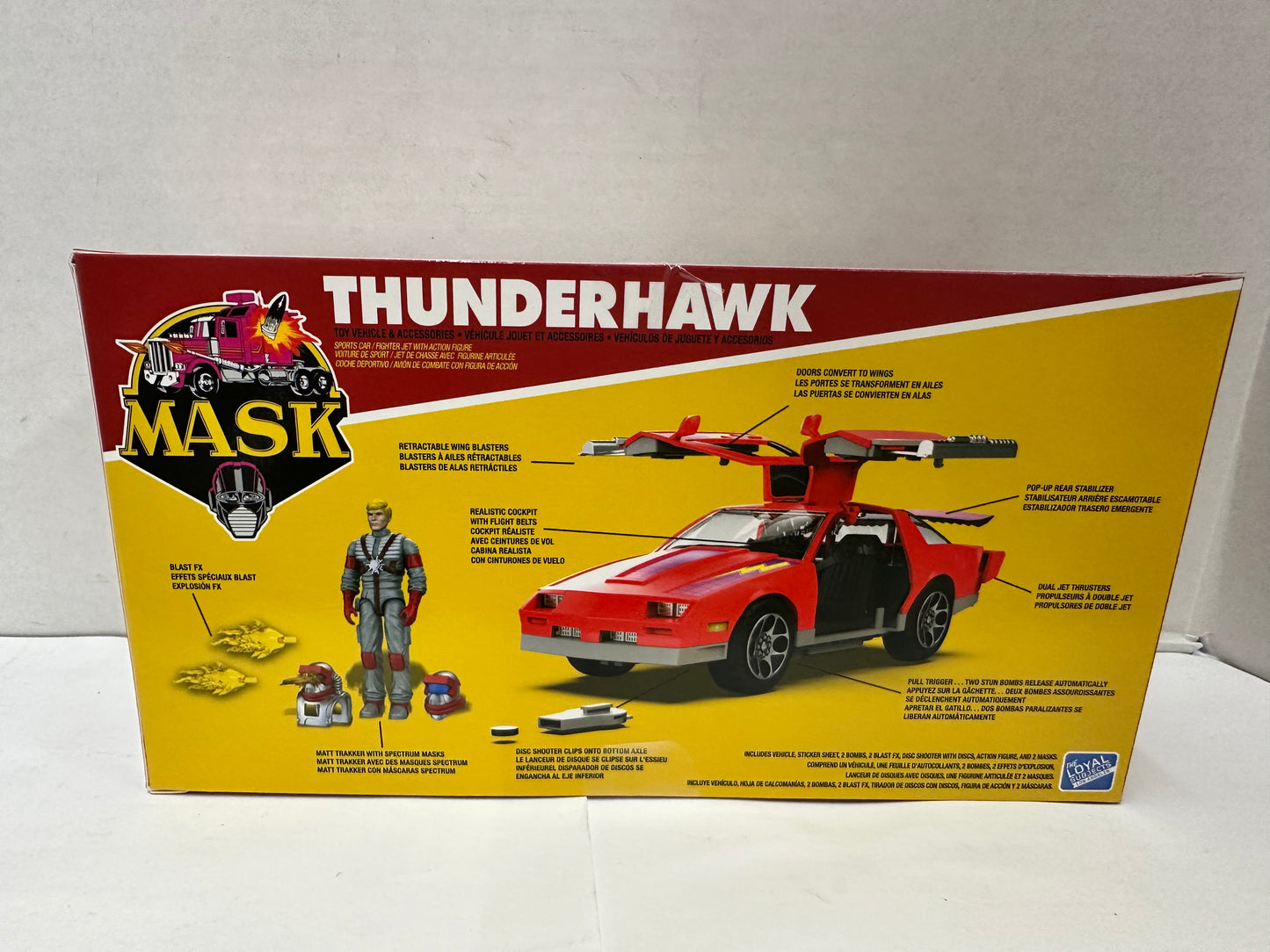 The Loyal Subjects MASK Thunderhawk Matt Tracker Figure And Vehicle Set