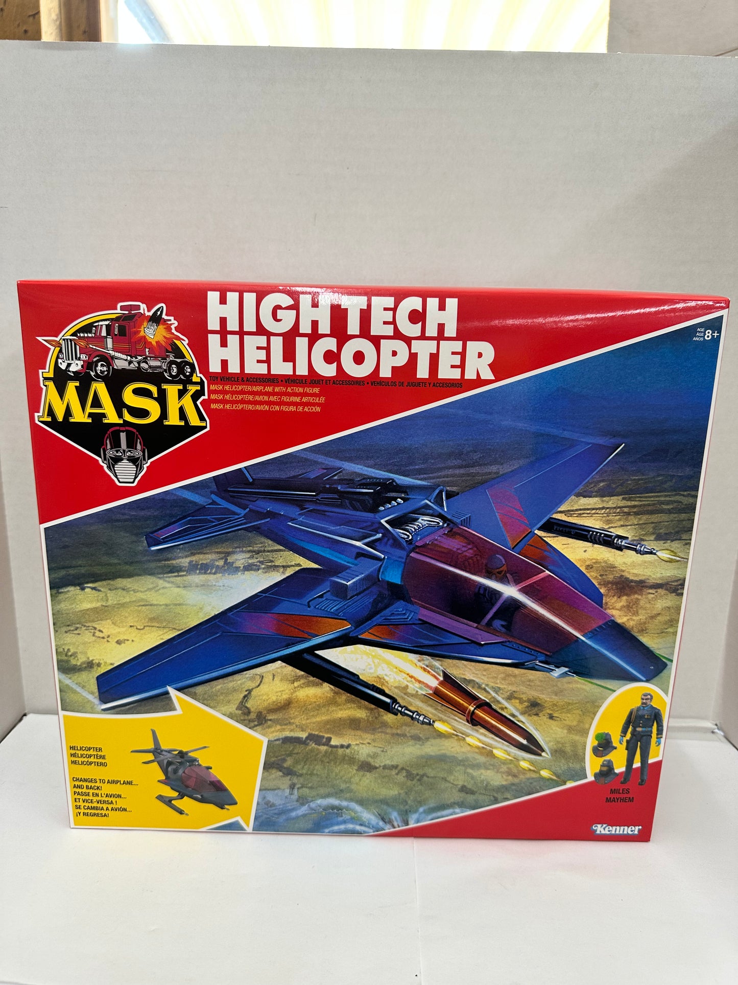 M.A.S.K. High Tech Helicopter Vehicle Loyal Subjects Action Figure Playset