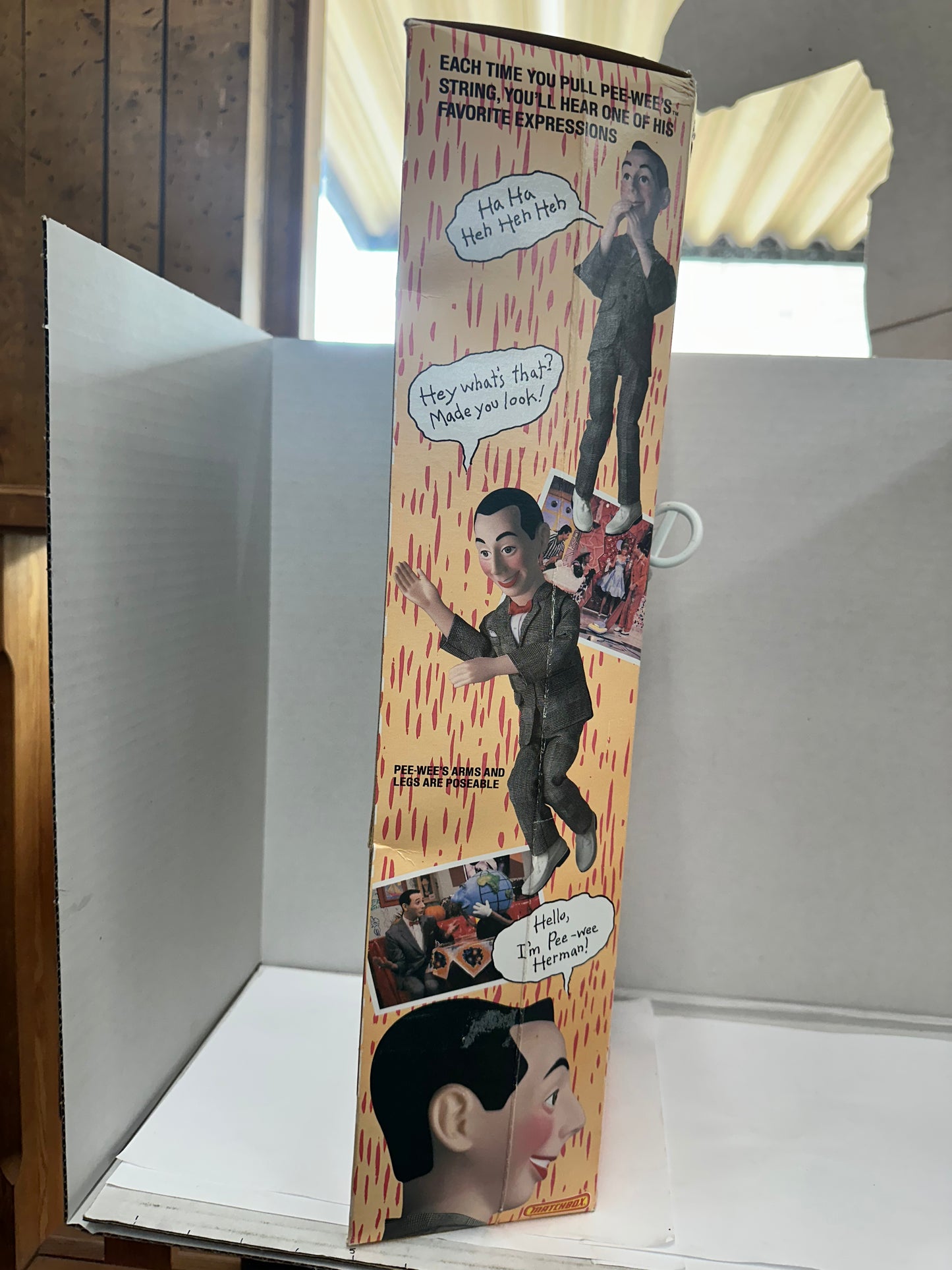 Vintage 1987 Talking Pee-Wee Herman Doll - Open Box