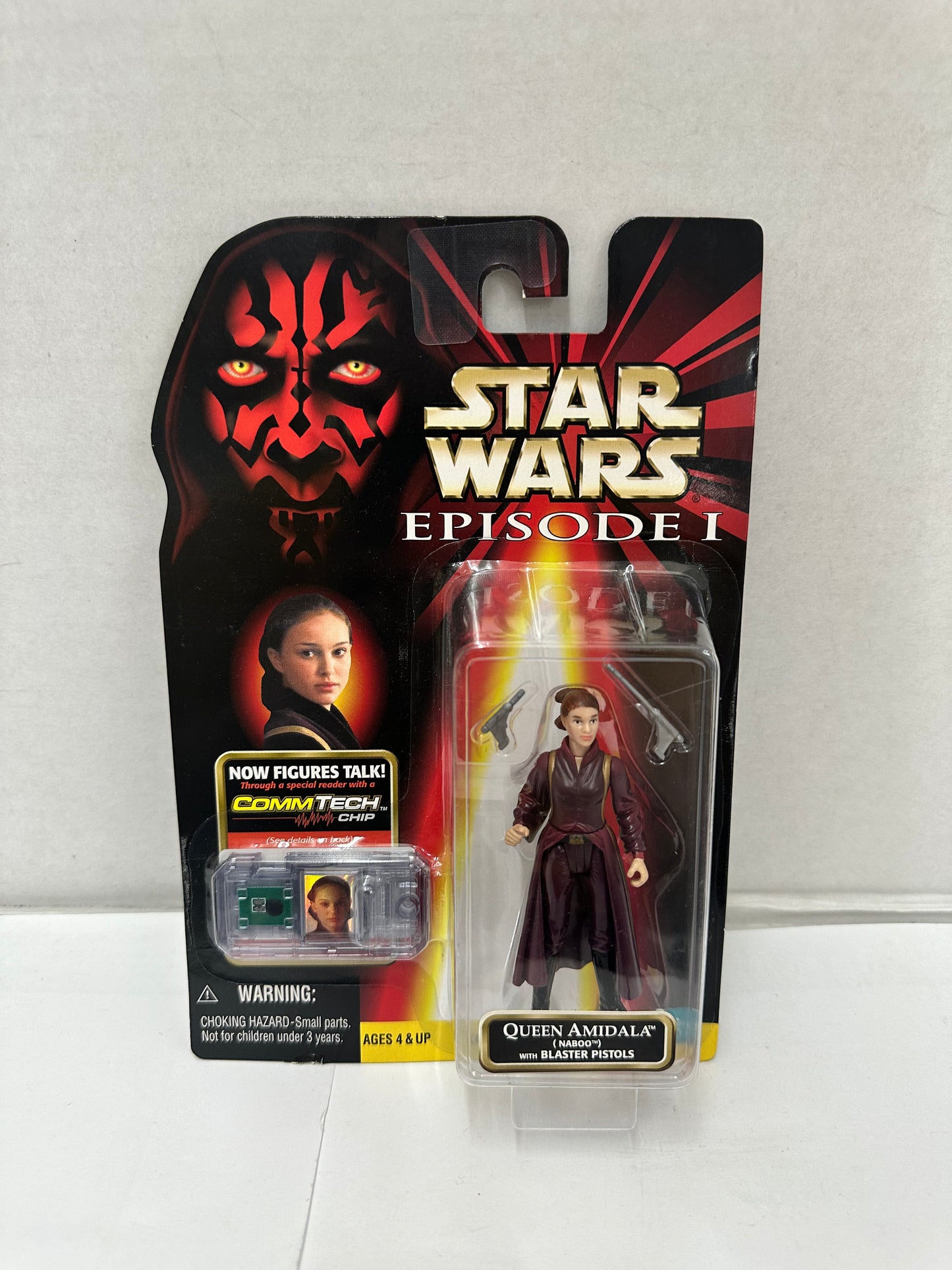 Star Wars Episode I Queen Amidala Action Figure 1998 Hasbro  New