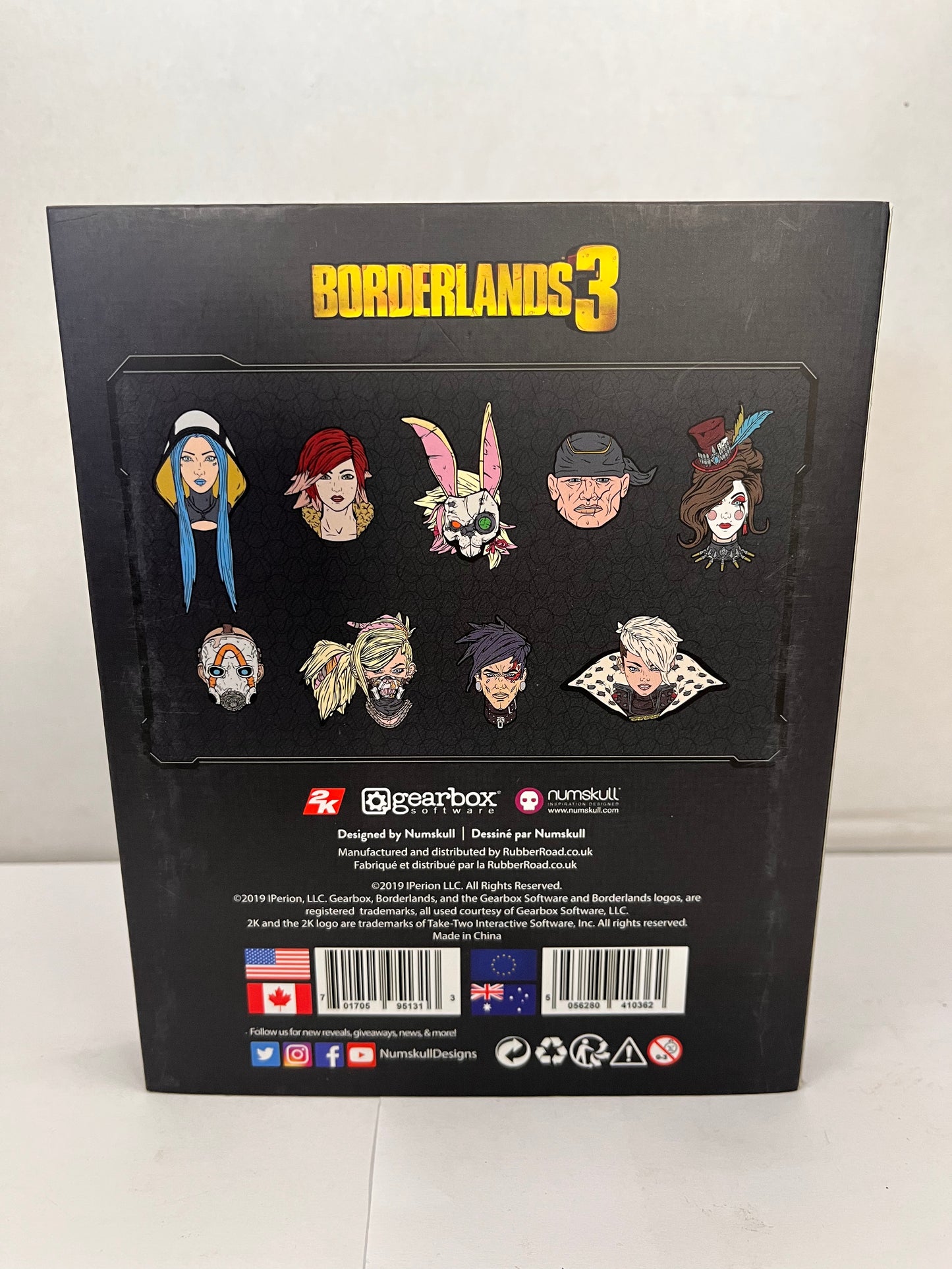 Official Borderlands 3 Merchandise - Collector’s Pin Set