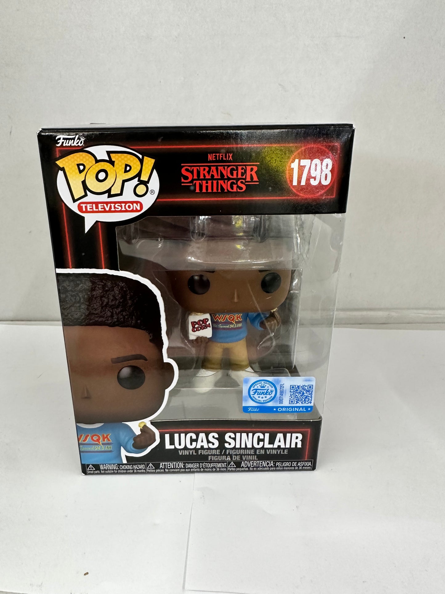 Funko Pop! Stranger Things Lucas Sinclair (with Popcorn) #1798