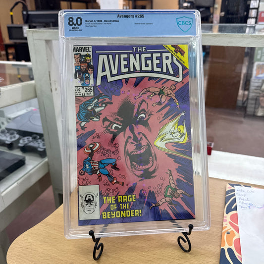 AVENGERS #265 VOL. MARVEL COMIC BOOK GRADED 8.0 CBCS