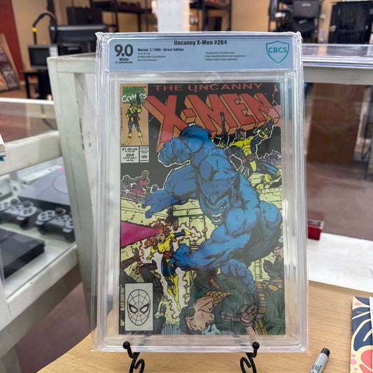 Uncanny X-Men #264 Marvel 1990 graded 9.0 CBCS
