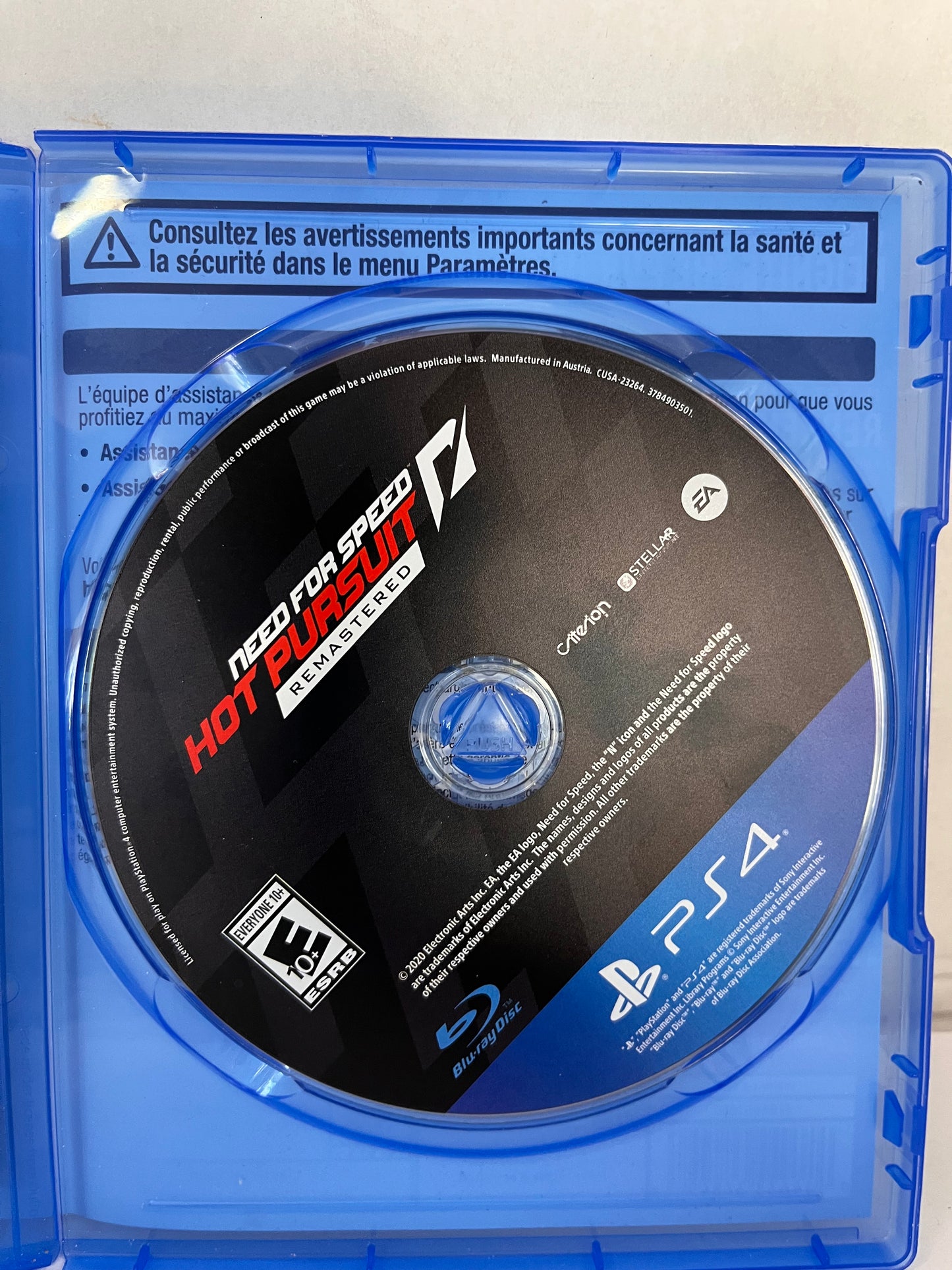 Need for Speed Hot Pursuit - Remaster - Sony PlayStation 4 PS4