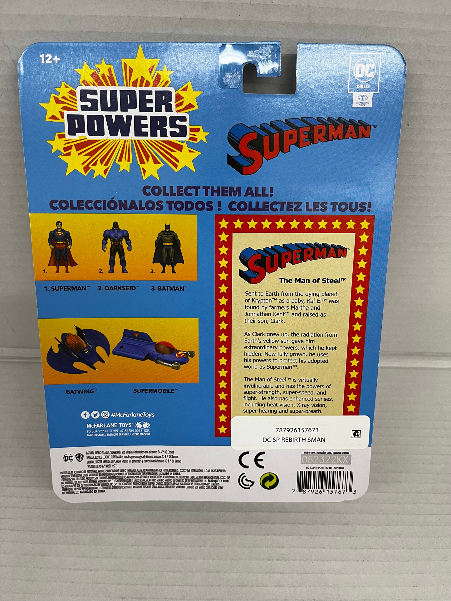 McFarlane Toys DC Superpowers Superman 5" Action Figure, 2022