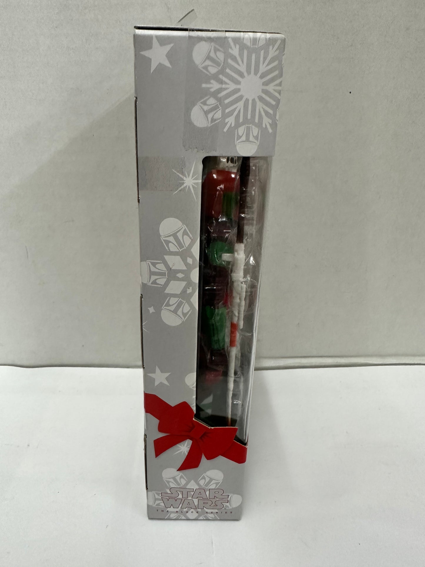 Star Wars Hasbro Black Series Action Figure Mandalorian Warrior Holiday Edition