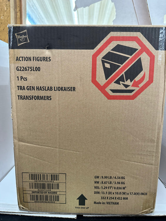 Hasbro Transformers Haslab Legacy Liokaiser | Sealed Shipper Sleeve