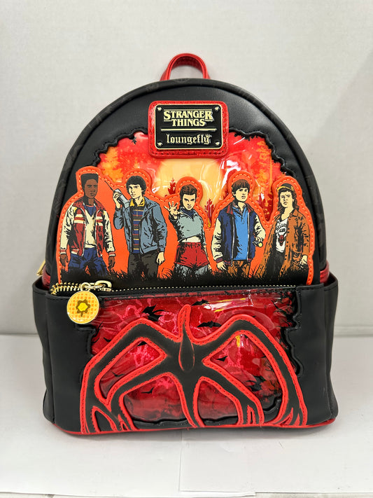 Loungefly Stranger Things Group Portrait Light Up Backpack Works